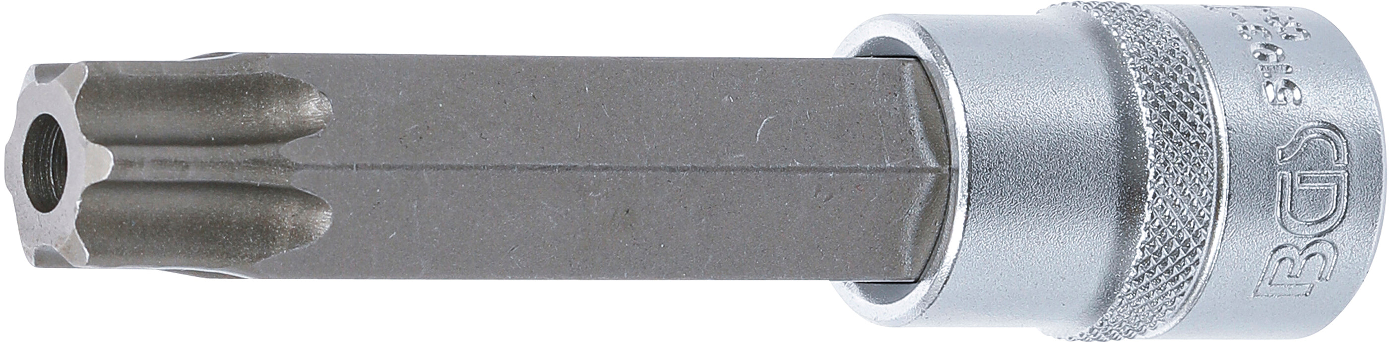 Bitindsats | Længde 110 mm | 12,5 mm (1/2") | T-profil (til Torx) med T80-boring