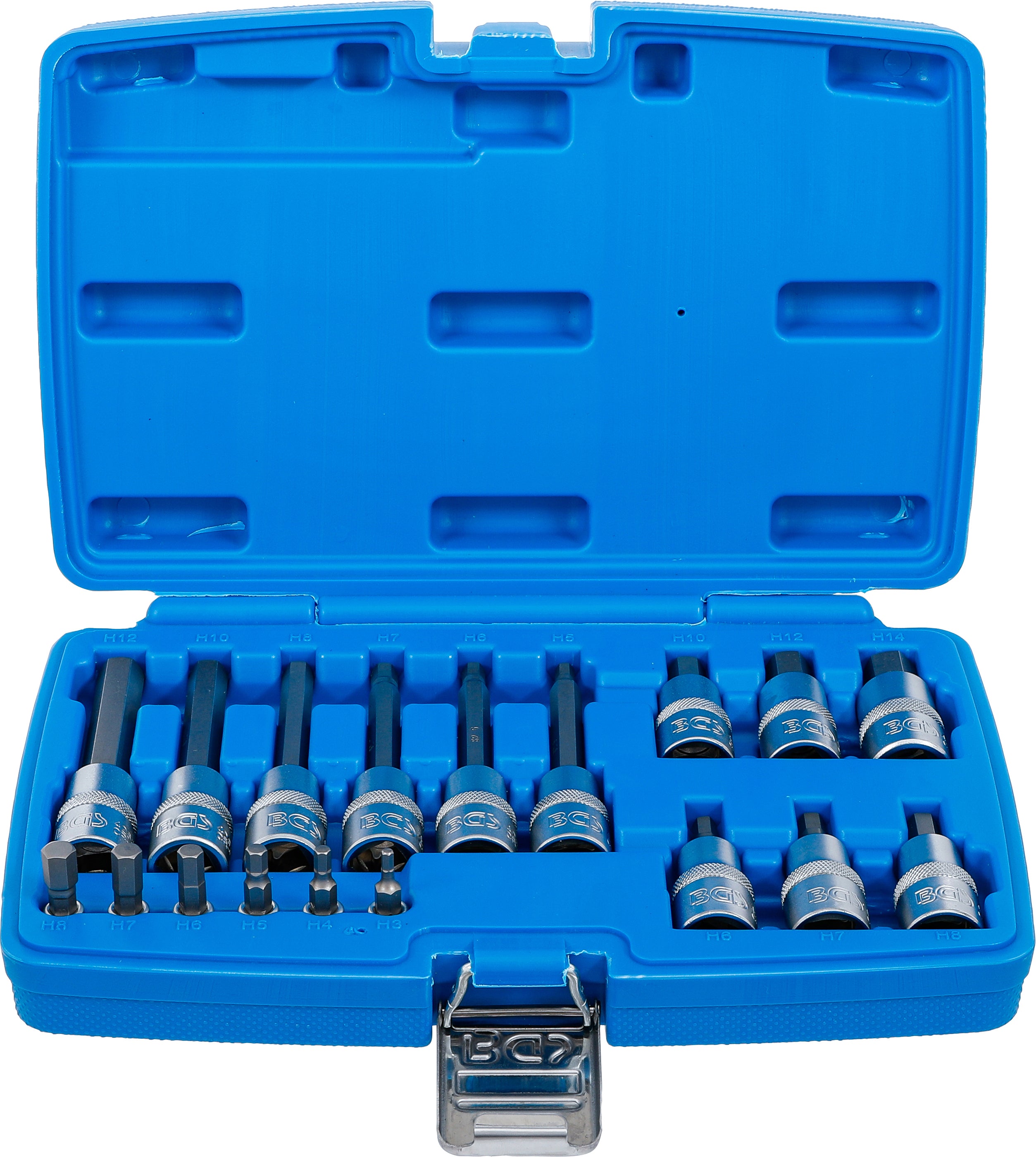 Bit-indsatssæt | 6,3 mm (1/4") / 12,5 mm (1/2") | Indvendig sekskant | 18 dele