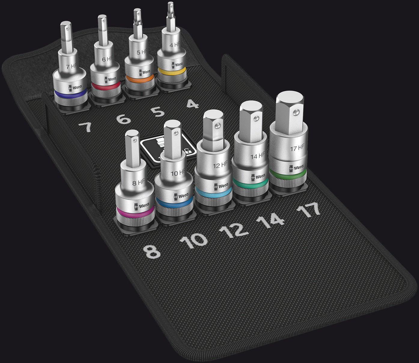 WERA 8740 C HF Unbrako-topnøglesæt