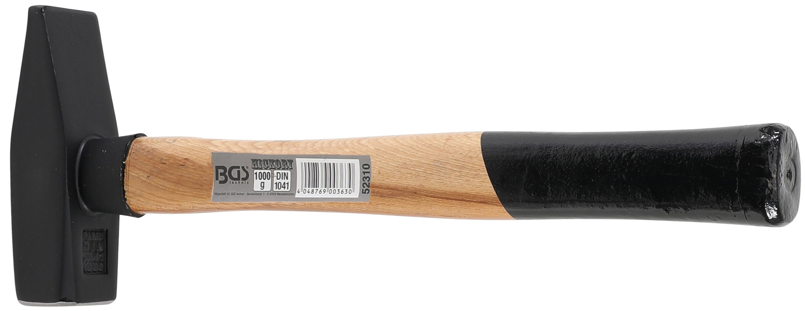 Pladehammer | Hickory-skaft | DIN 1041 | 1000 g