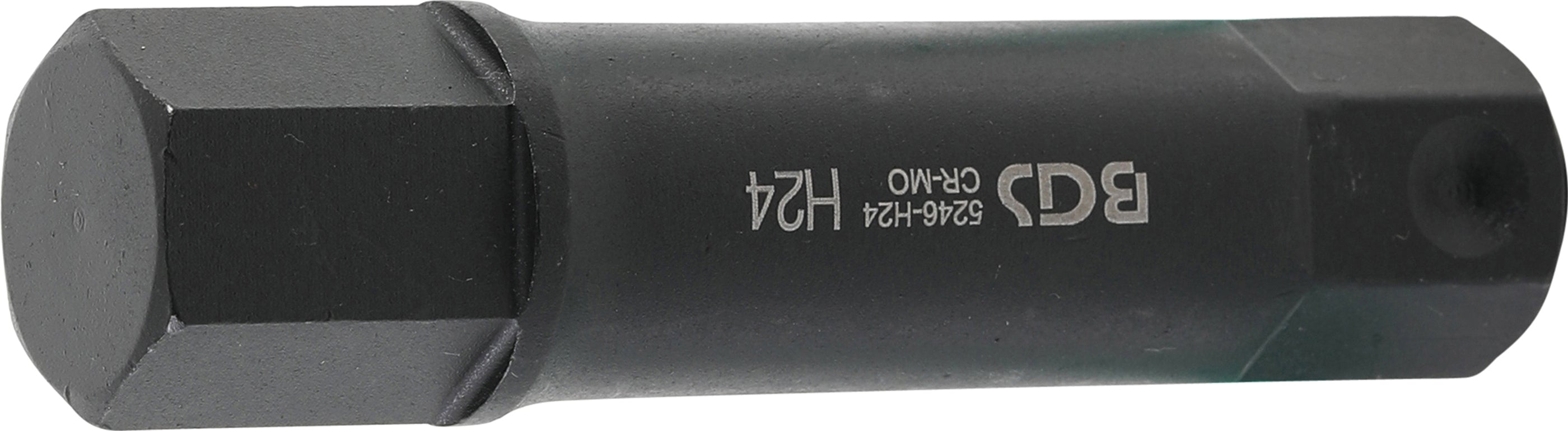 Bit | Længde 100 mm | Ydre sekskant 22 mm | Indre sekskant 24 mm