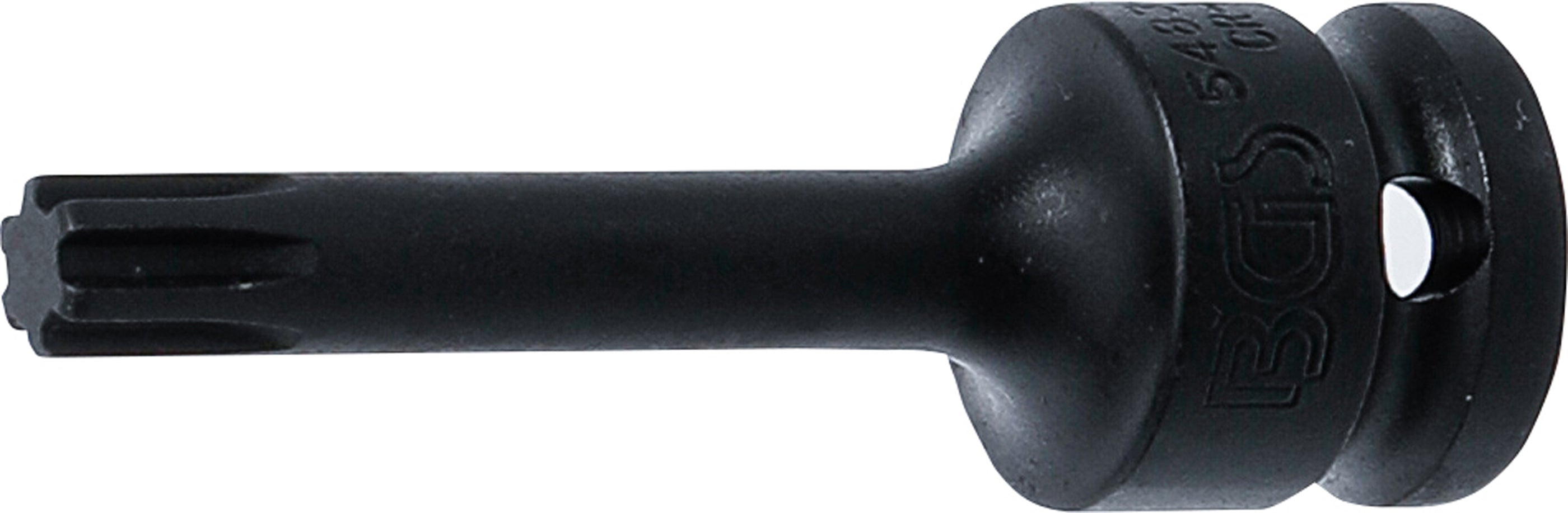 Power Bit-indsats | Længde 75 mm | 12,5 mm (1/2") | Kileprofil (til RIBE) M9