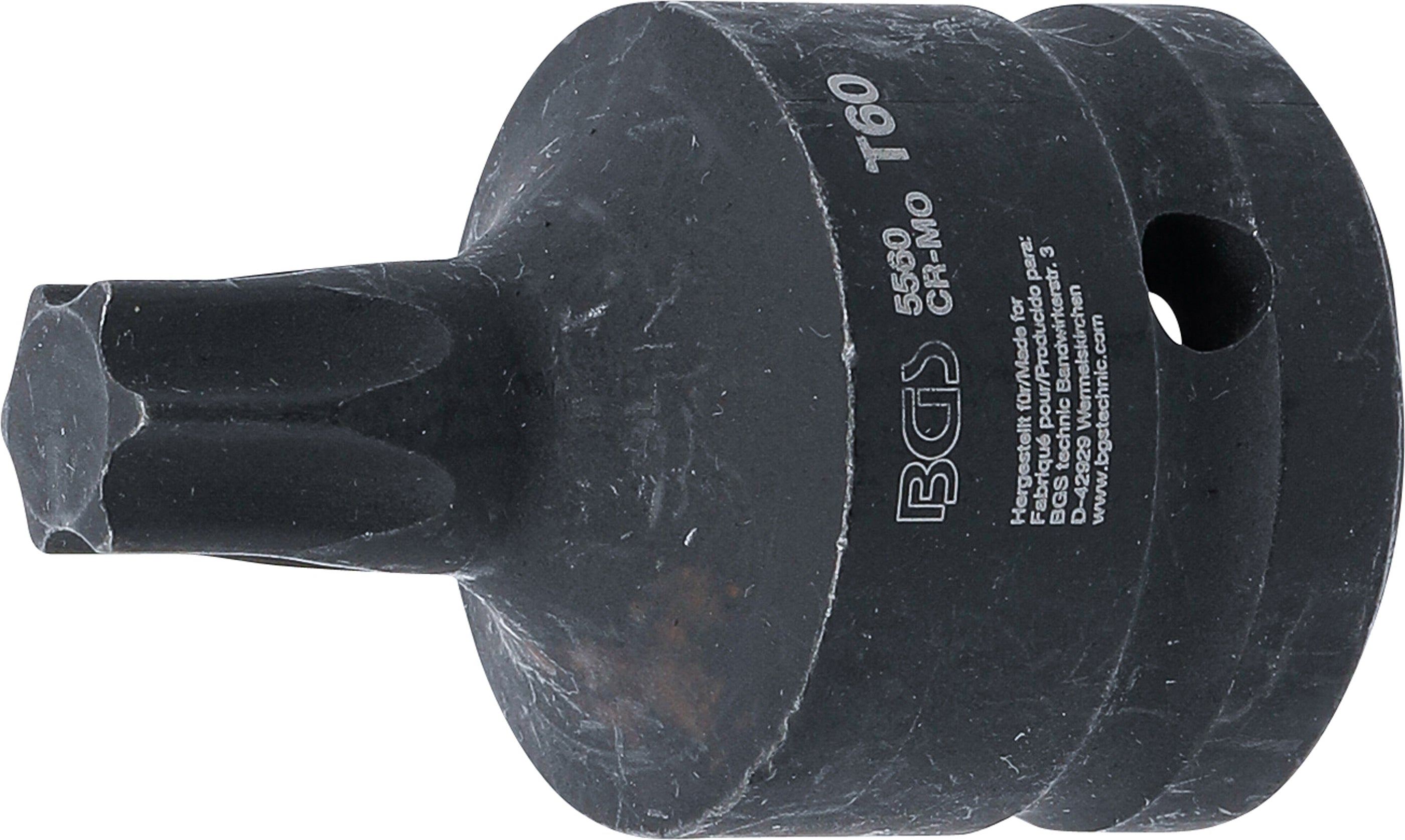 Power Bit-indsats | Længde 60 mm | 20 mm (3/4") | T-profil (til Torx) T60