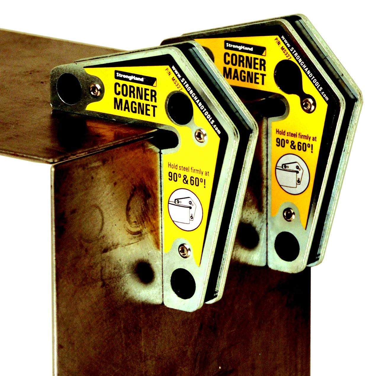 STRONGHAND Vinkelmagnet 60-90° 2-pak