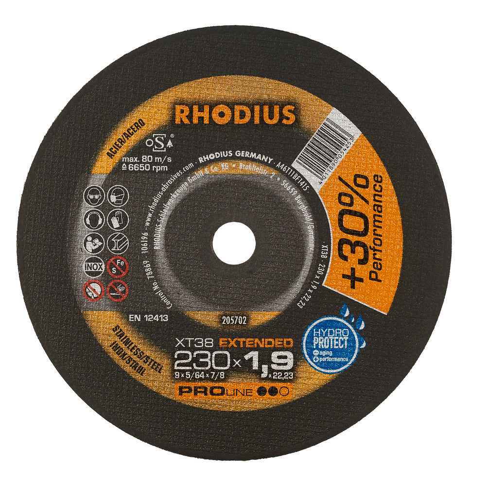 RHODIUS XT38 Skæreskive 230x1,9x22,23 (25 stk.)