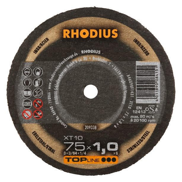 RHODIUS XT10 Mini 50x1.0x6.0 (50 stk pakke)