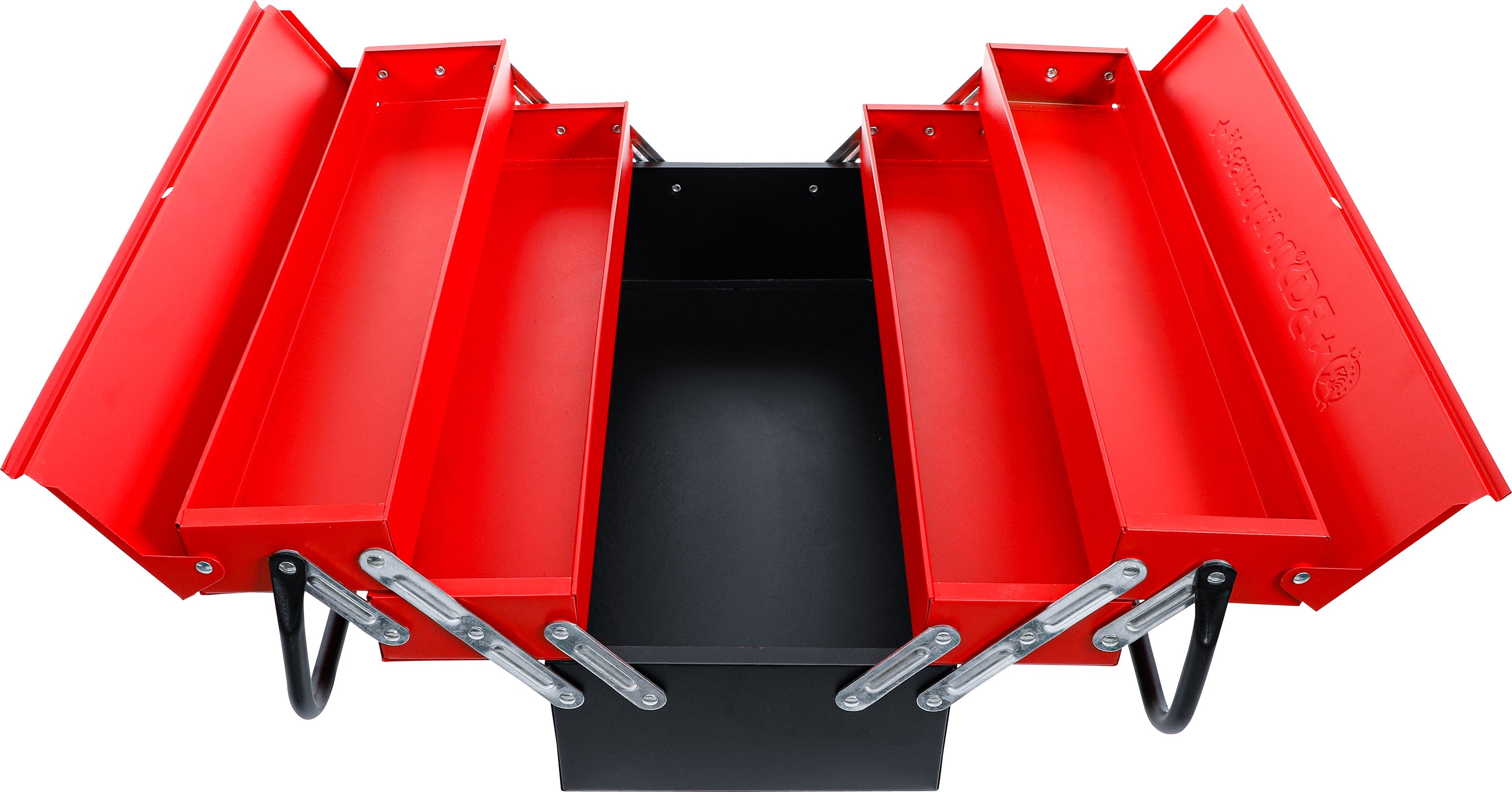 Metalværktøjskuffert, tom