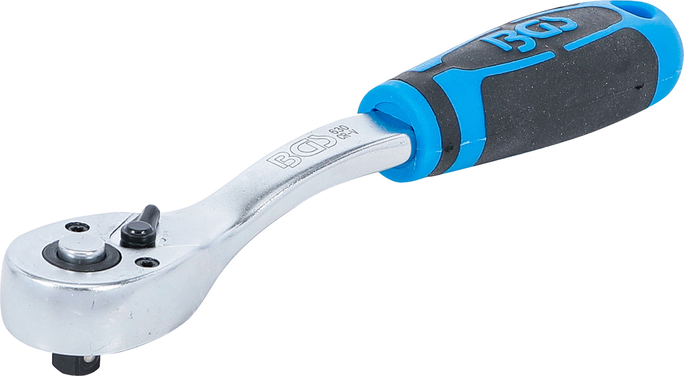 Omställbart Spärrhandtag | Fintandat | Yttre fyrkant 6,3 mm (1/4")