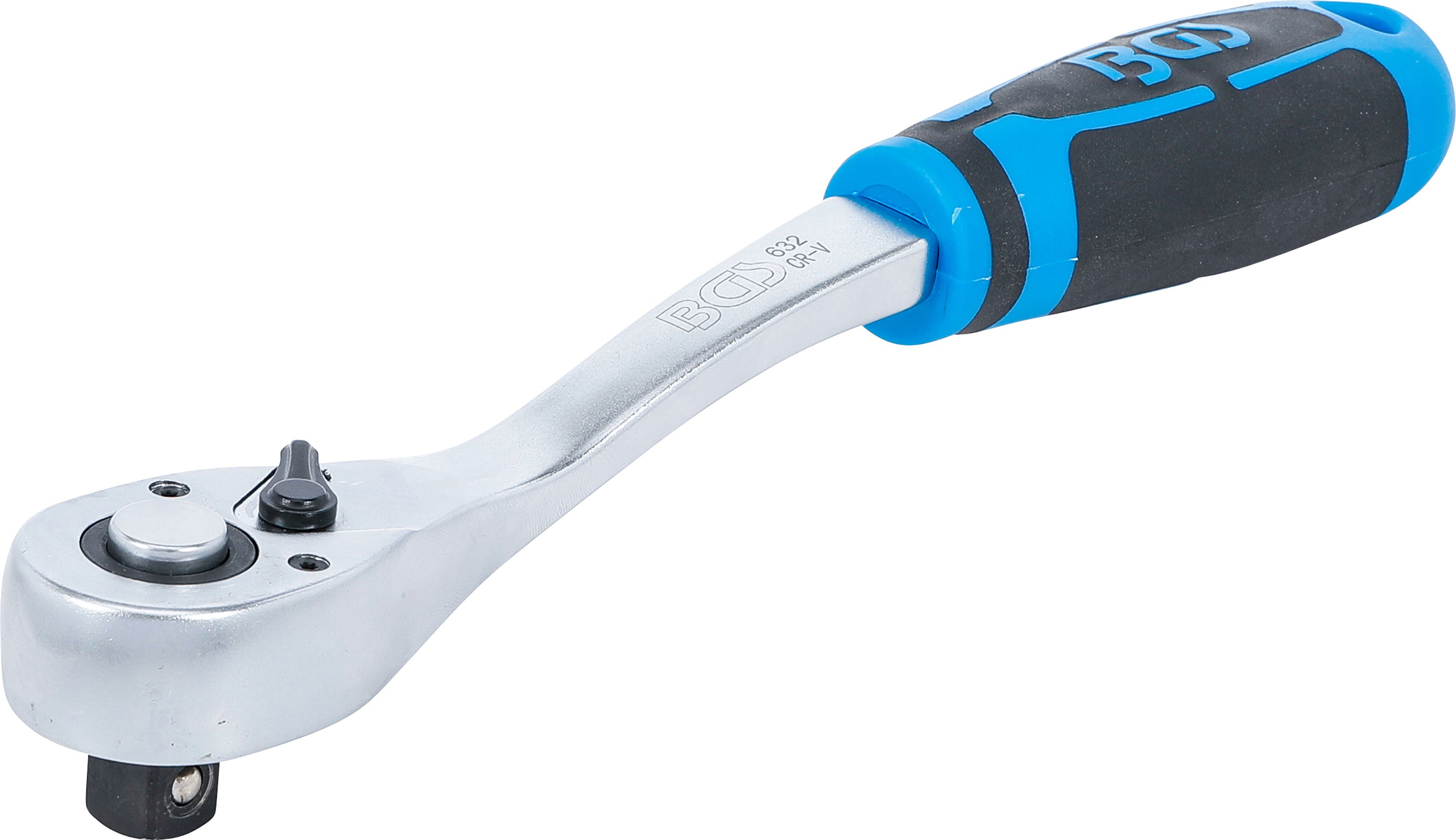 Omställbart Spärrhandtag | Fintandat | Yttre fyrkant 12,5 mm (1/2")