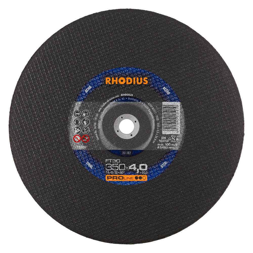 RHODIUS FT30 Skæreskive 350x4,0x20,0 (10 stk.)