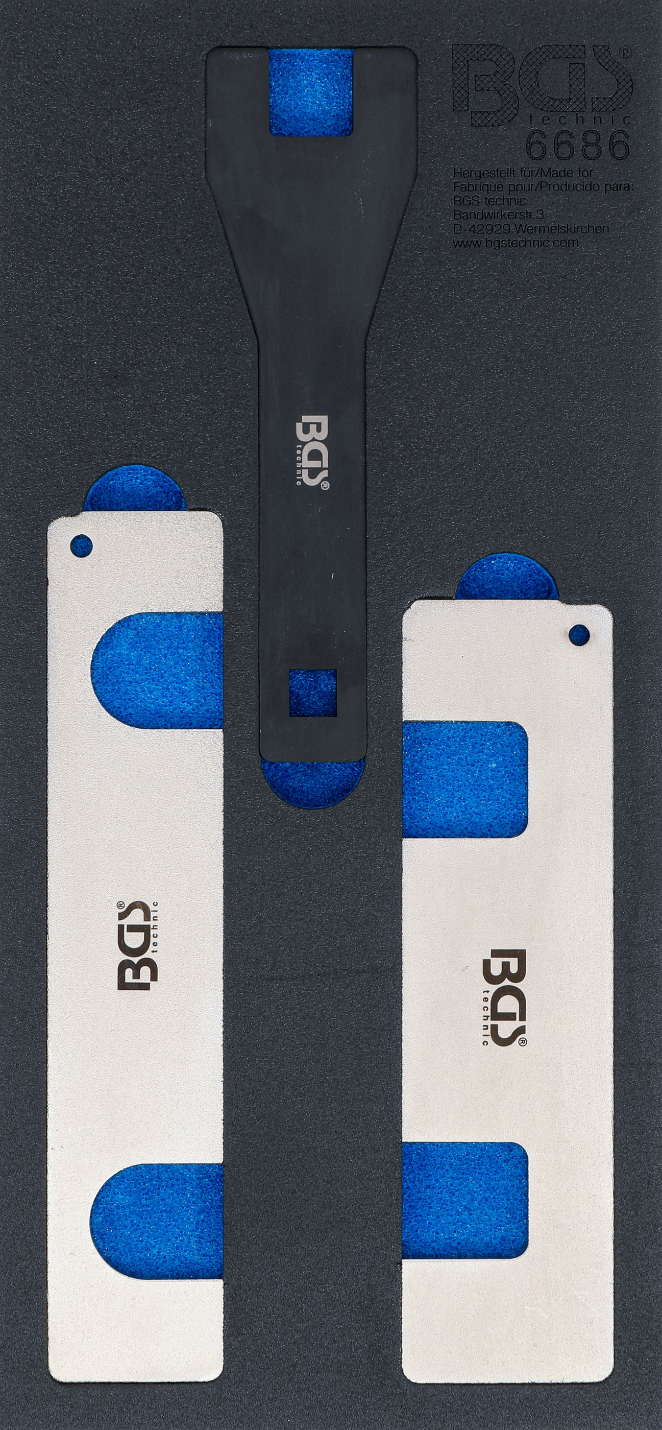 Værkstedsvognsindsats 1/3: Motorindstillingsværktøjssæt | til Opel 1.0 & 1.4L benzinmotorer