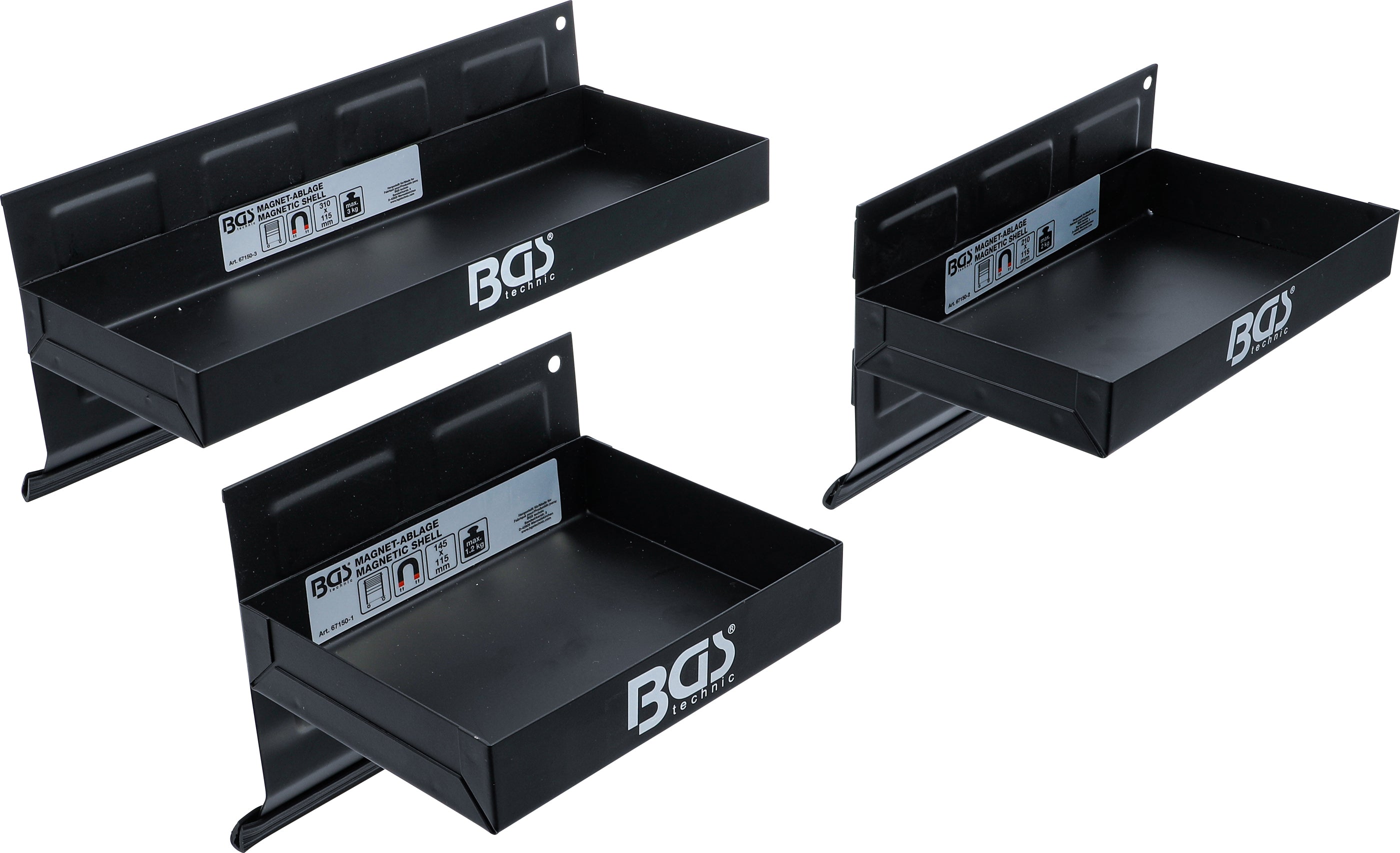 Magnetholdersæt | 150 / 210 / 310 mm | 3 dele