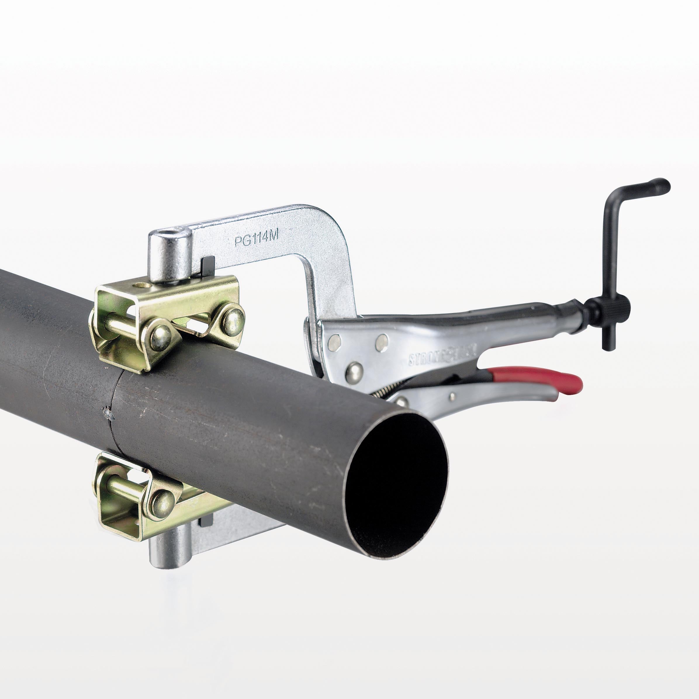 STRONGHAND Rørsvejsetang med V-pads Ø 280 mm