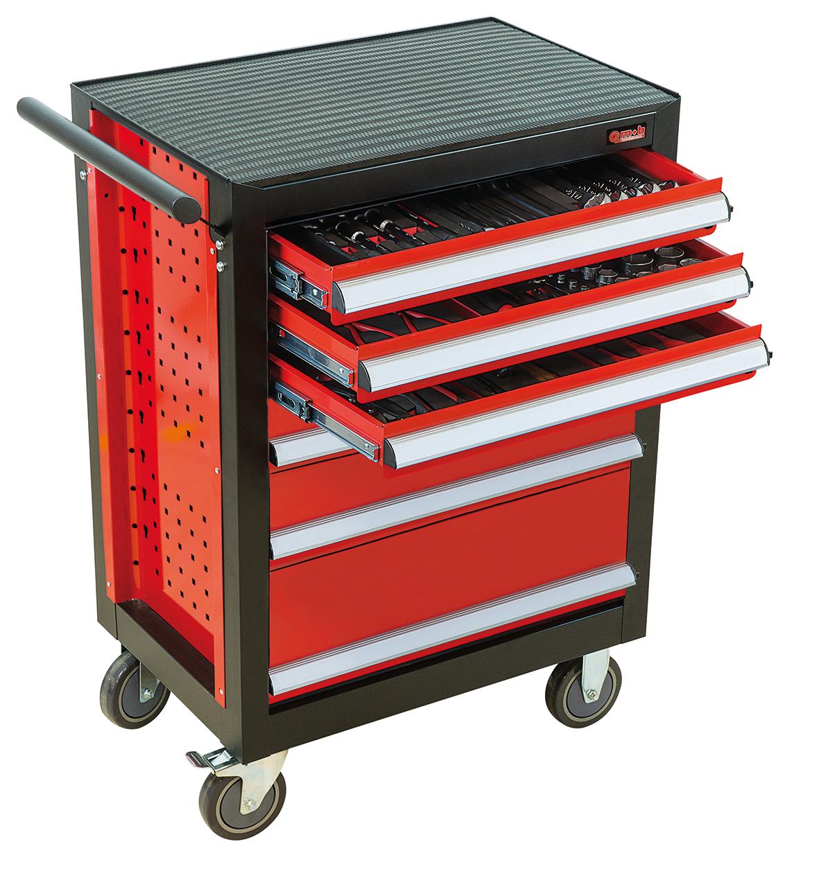 Baseliner værktøjsvogn inkl. 173 værktøjer