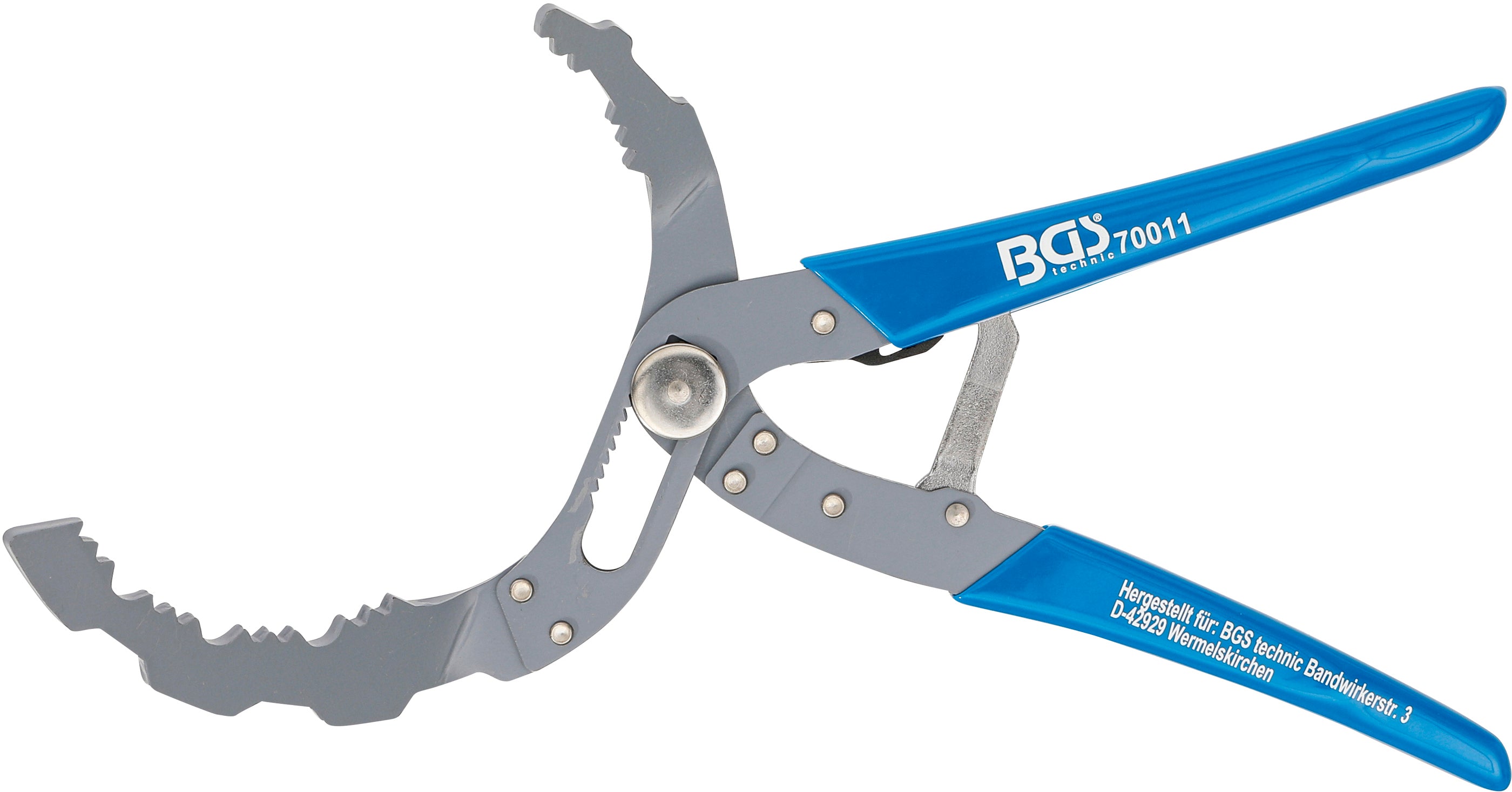 Oliefiltertang | Selvjusterende | Ø 60 - 120 mm | 30° vinklet