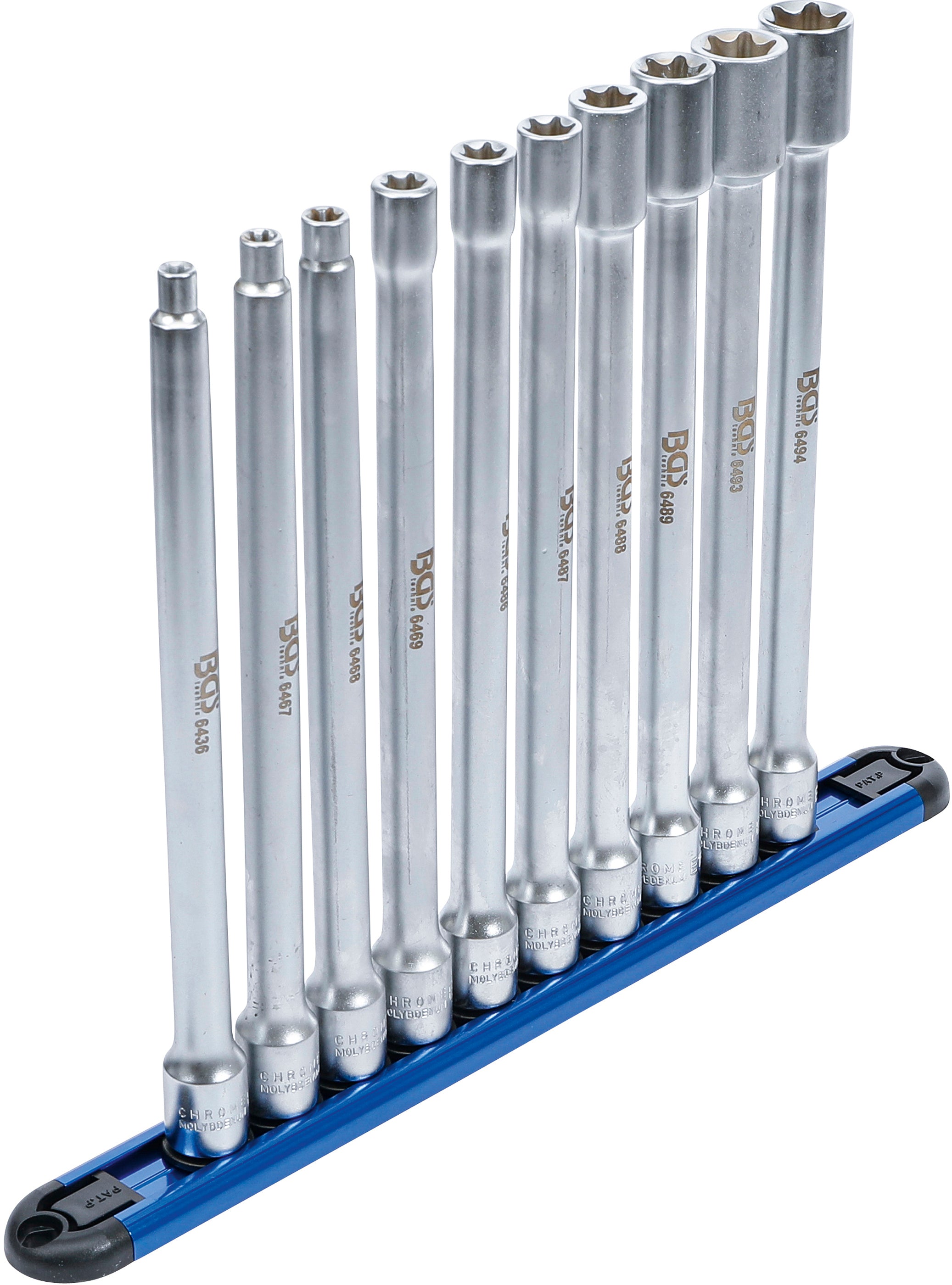 Topnøglesæt E-Profil | XXL | 10 mm (3/8") | E6 - E20 | 10 dele