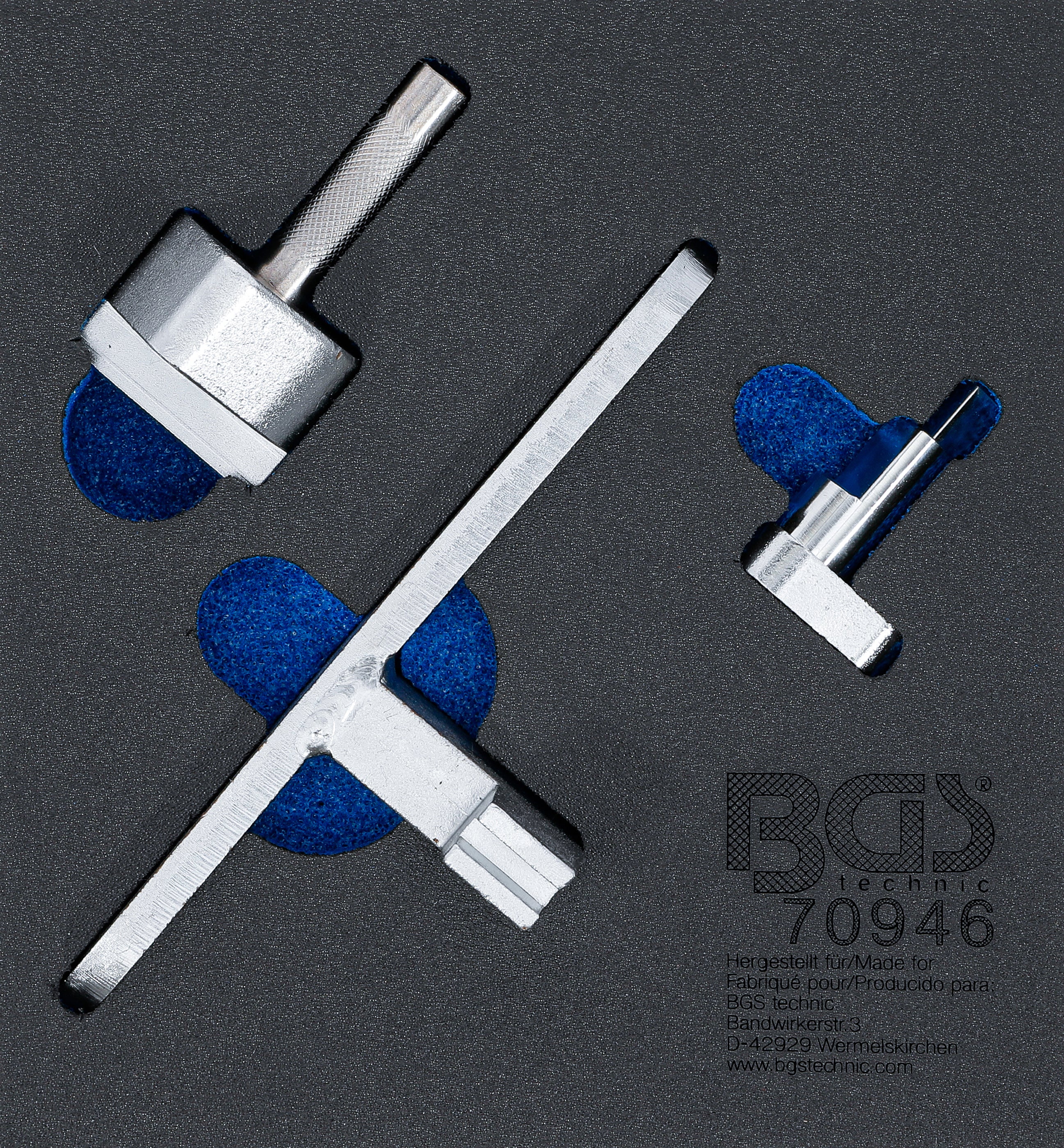 Værkstedsvognsindsats 1/6: Motorstyringsværktøjssæt | til Land Rover, Jaguar 3.0, 5.0L Diesel