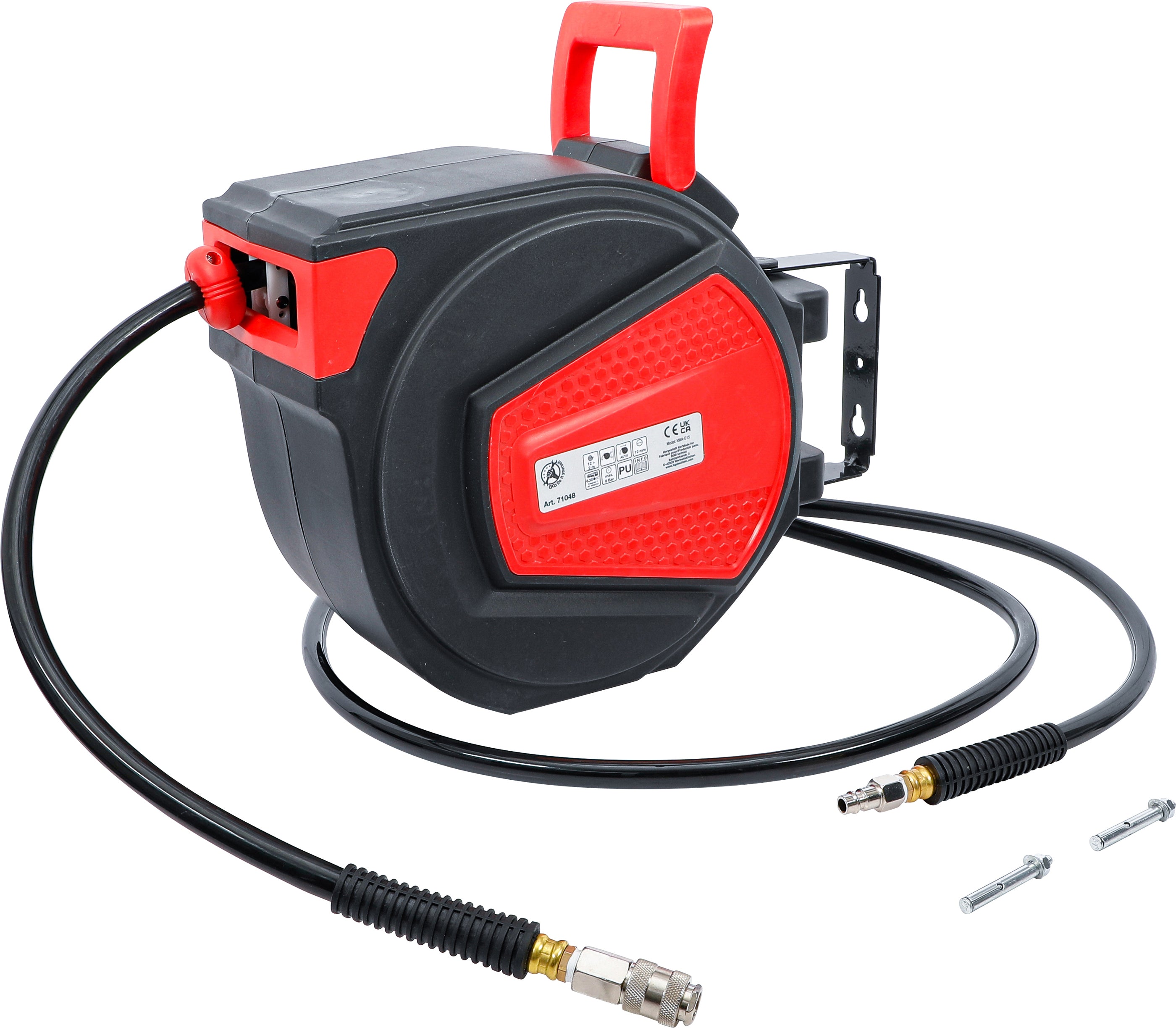 Trykluftslangeopruller | automatisk | 12 m + 2 m