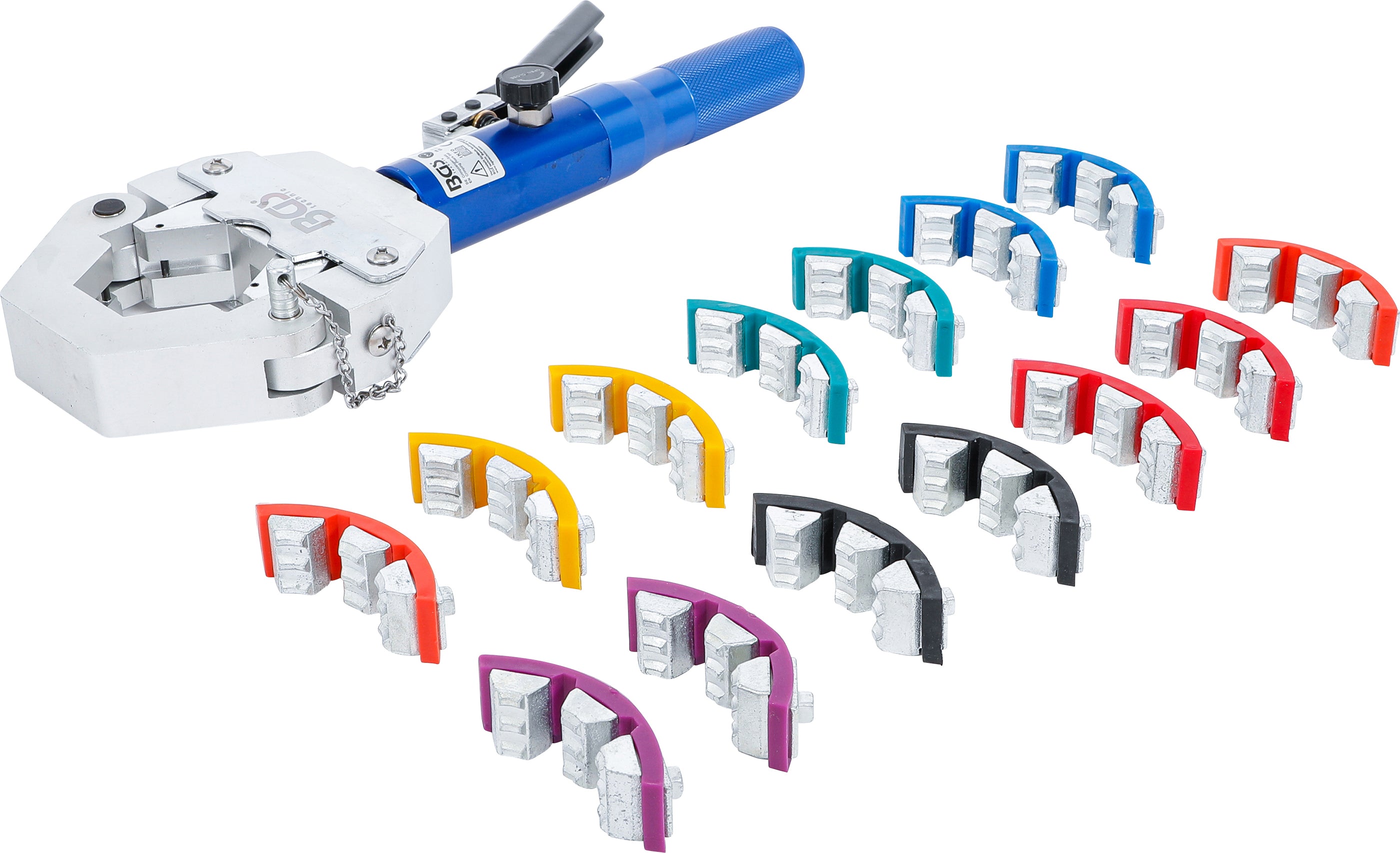 Krympetangsæt | Hydraulisk | til AC- og hydrauliske slanger