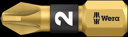 WERA 855/1 BDC PZ 1 x 25 mm Pozidriv-Bits, BiTorsion PZ 1x25