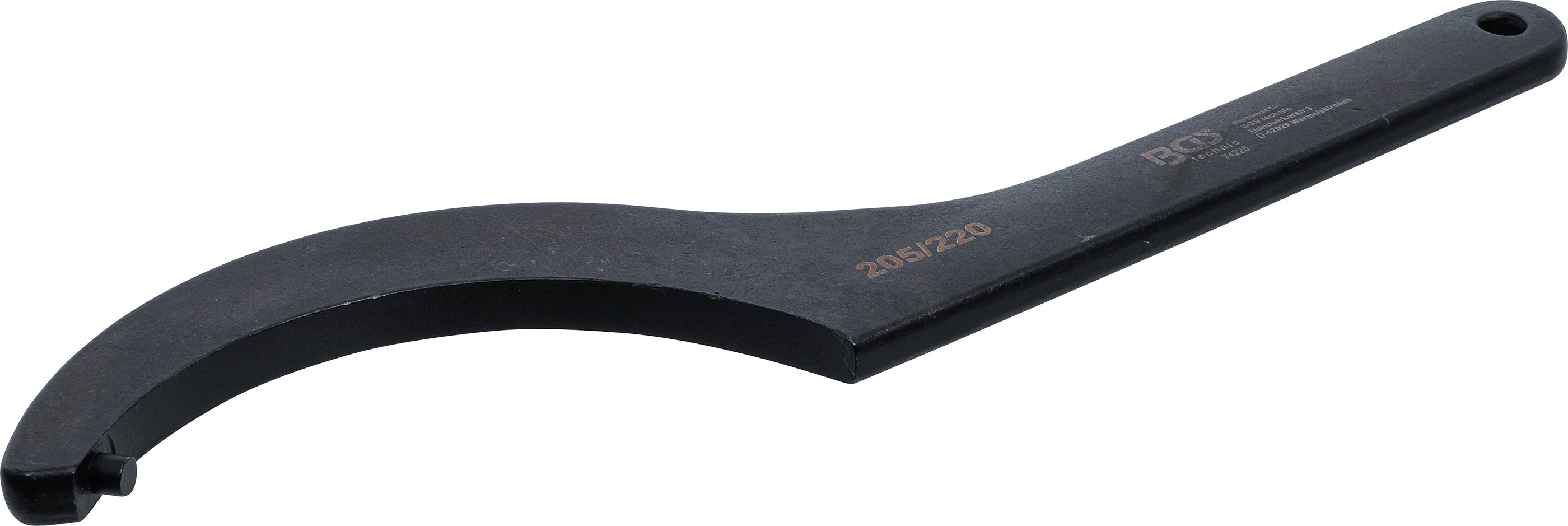 Haknyckel med tappar | 205 - 220 mm