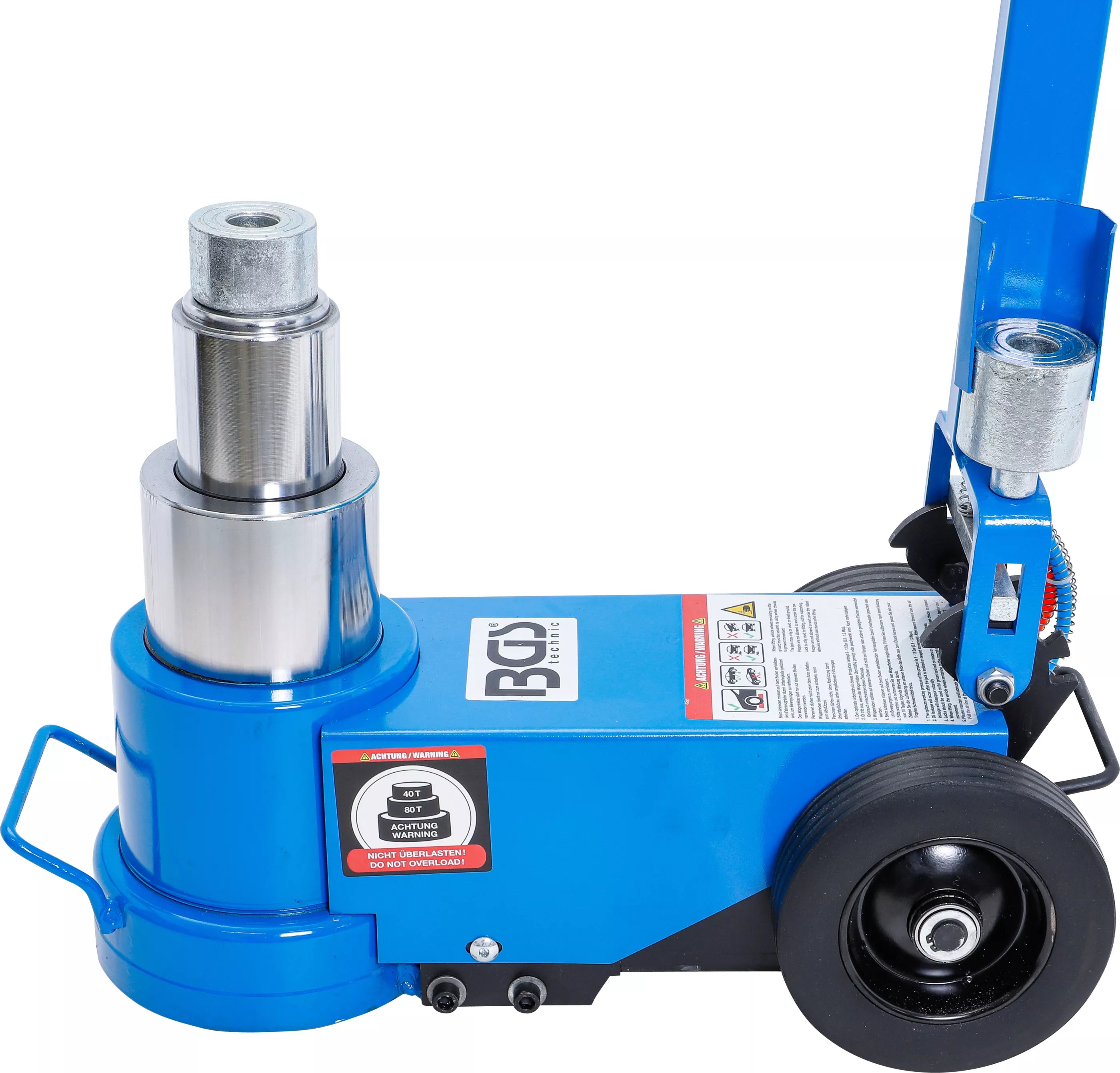 Donkraft | Lufthydraulisk | Drevet | 40 / 80 t