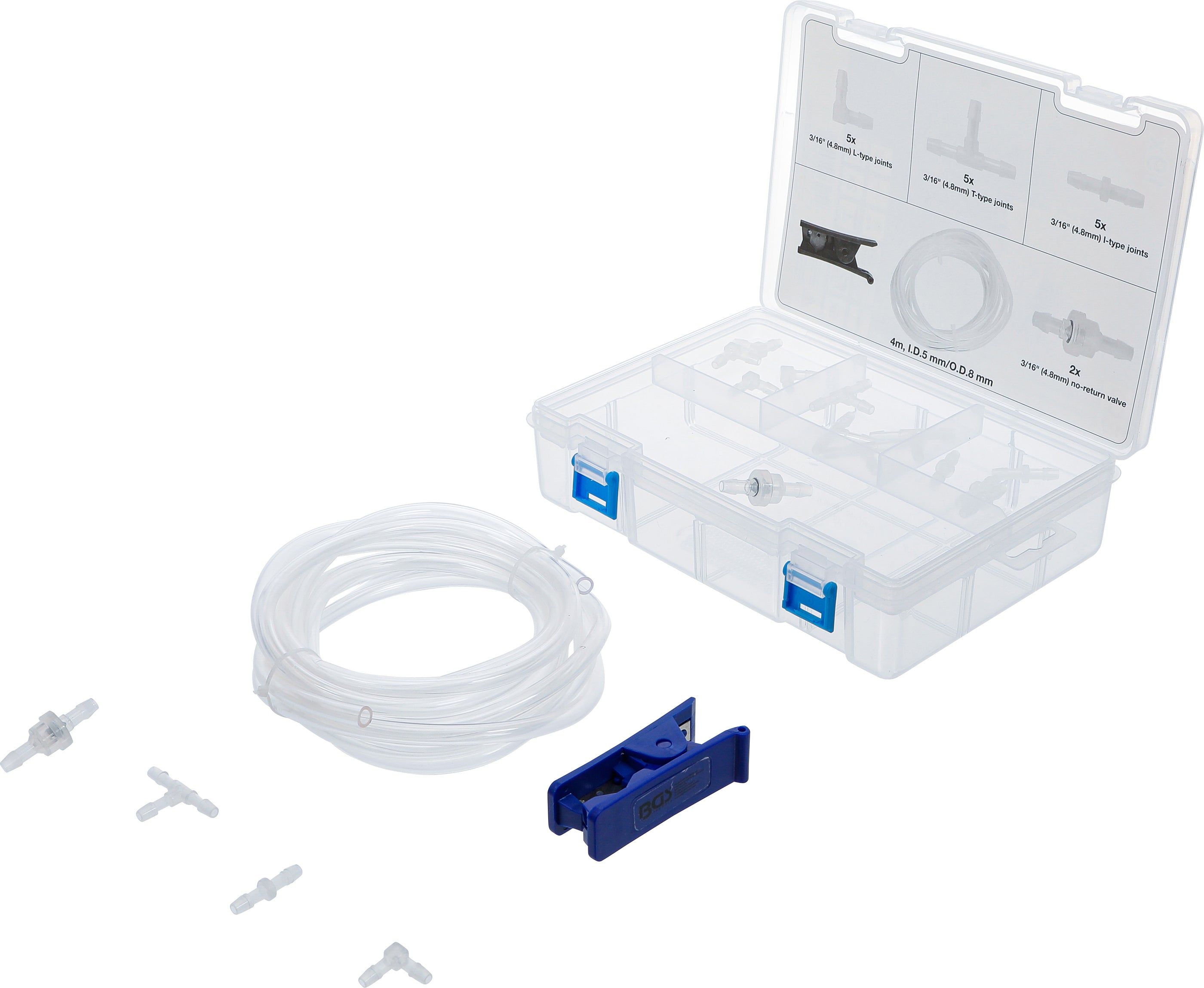 Torkar-spolarslang-reparationssats | 19 delar