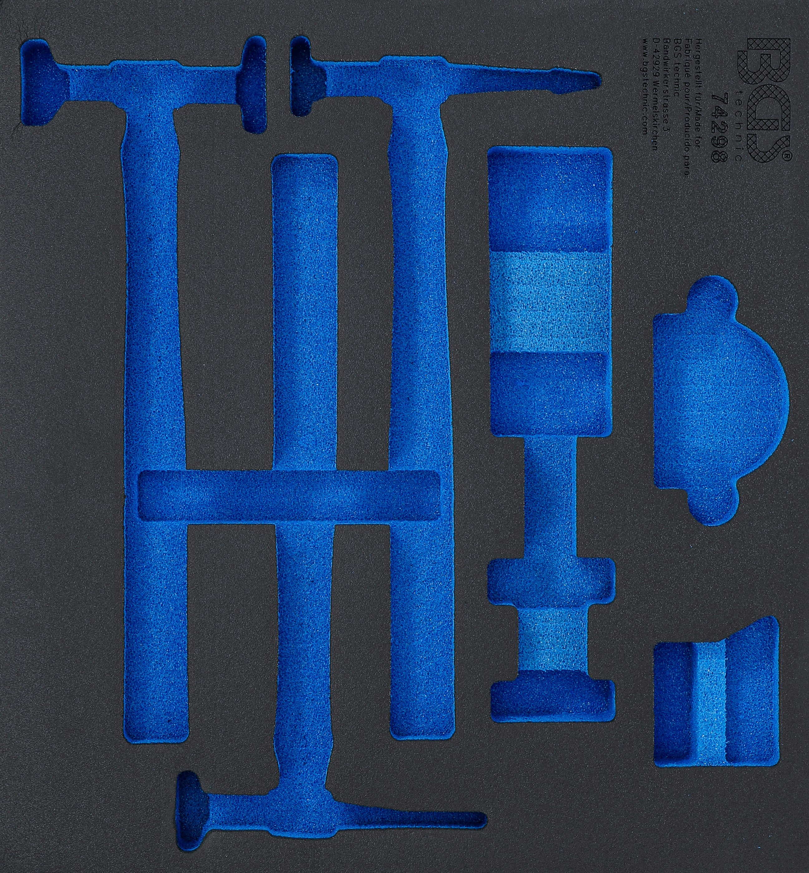 Værkstedsvognsindsats 2/3 | tom | til BGS 74298