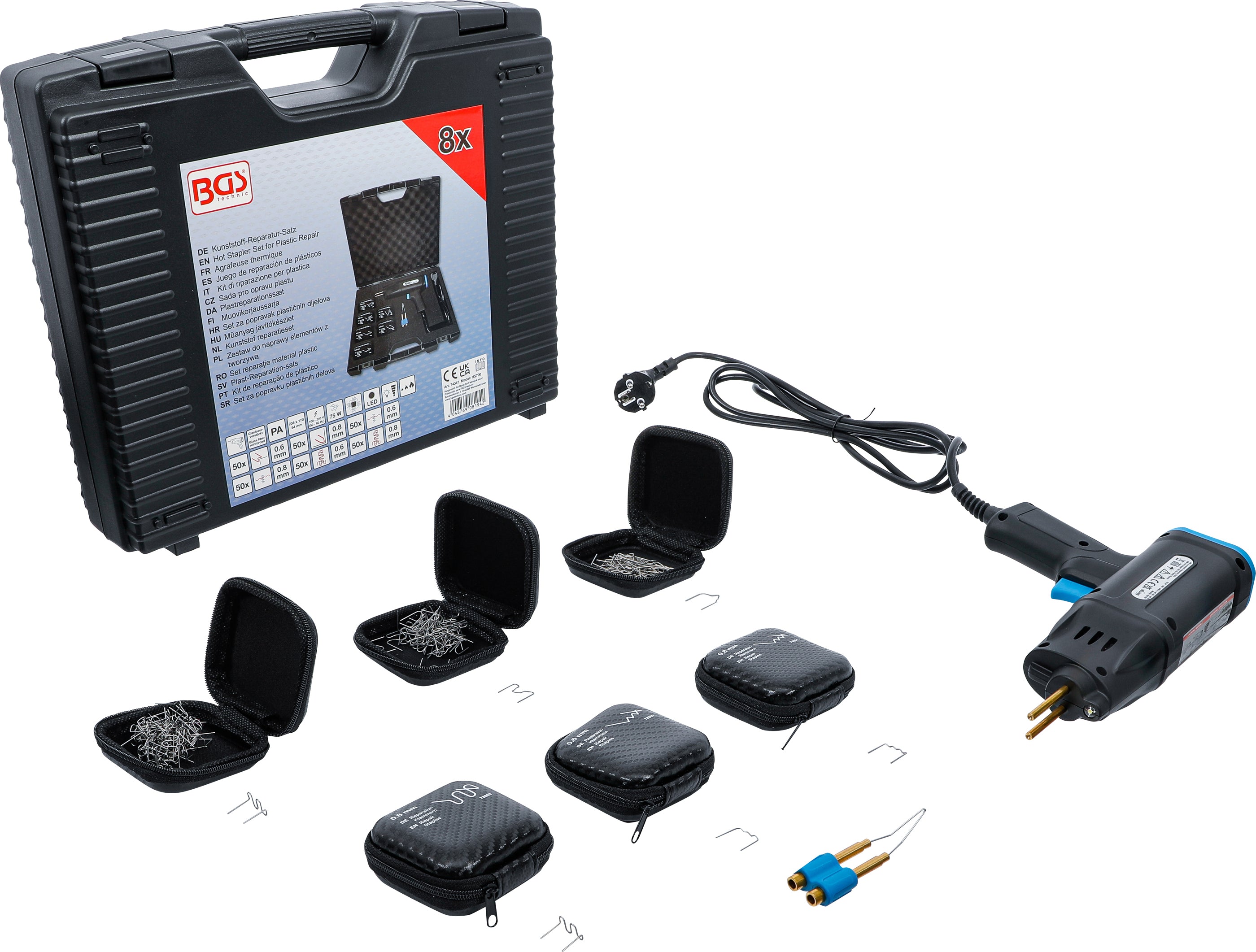 Reparationssæt til plastik