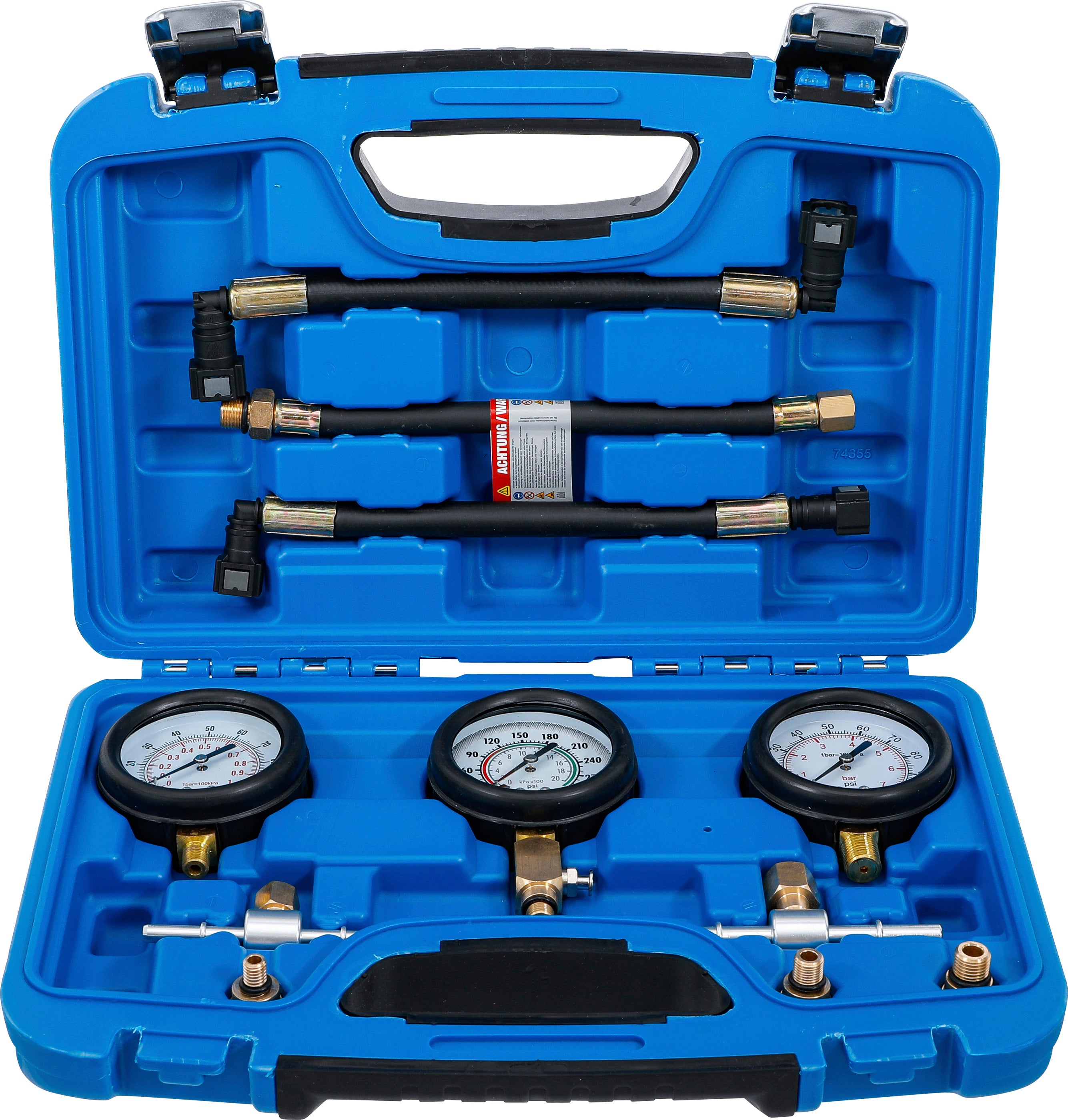 Brændstof- og kompressionstestsæt | til motorcykler | 11 dele