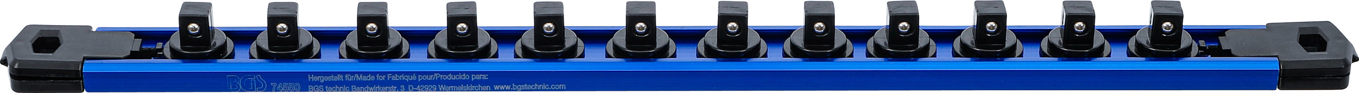 Holderskinne til 12 toppe | Magnetisk | til 10 mm (3/8")