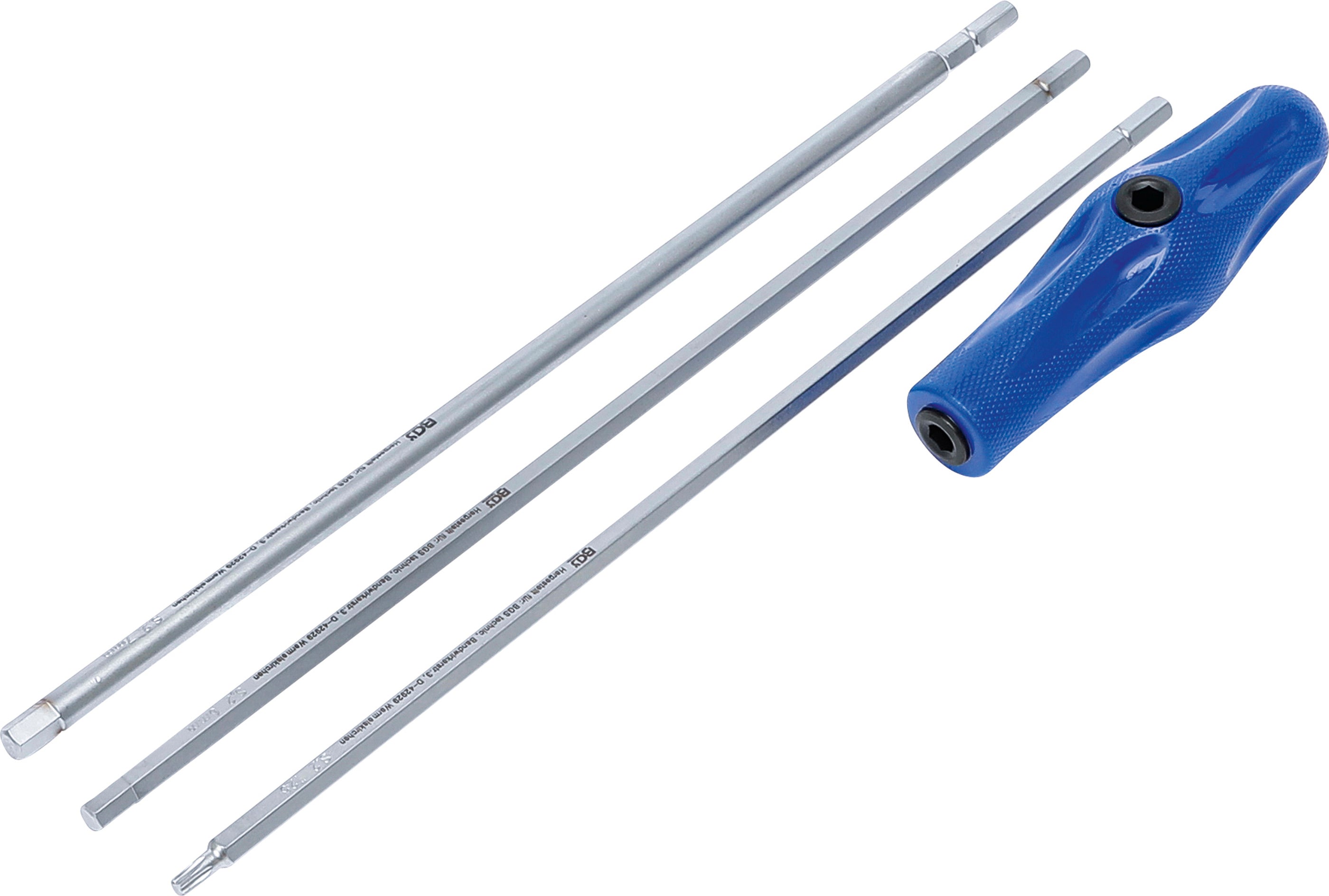 Special-Skruvmejsel-sats | T-Profil (för Torx) / Inre sexkant | 4 delar