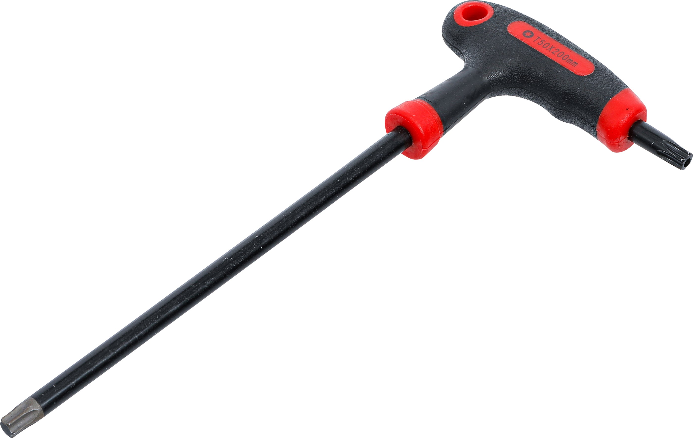 Skruvmejsel med T-handtag och klinga på sidan | T-Profil (för Torx) med/utan borrning T50