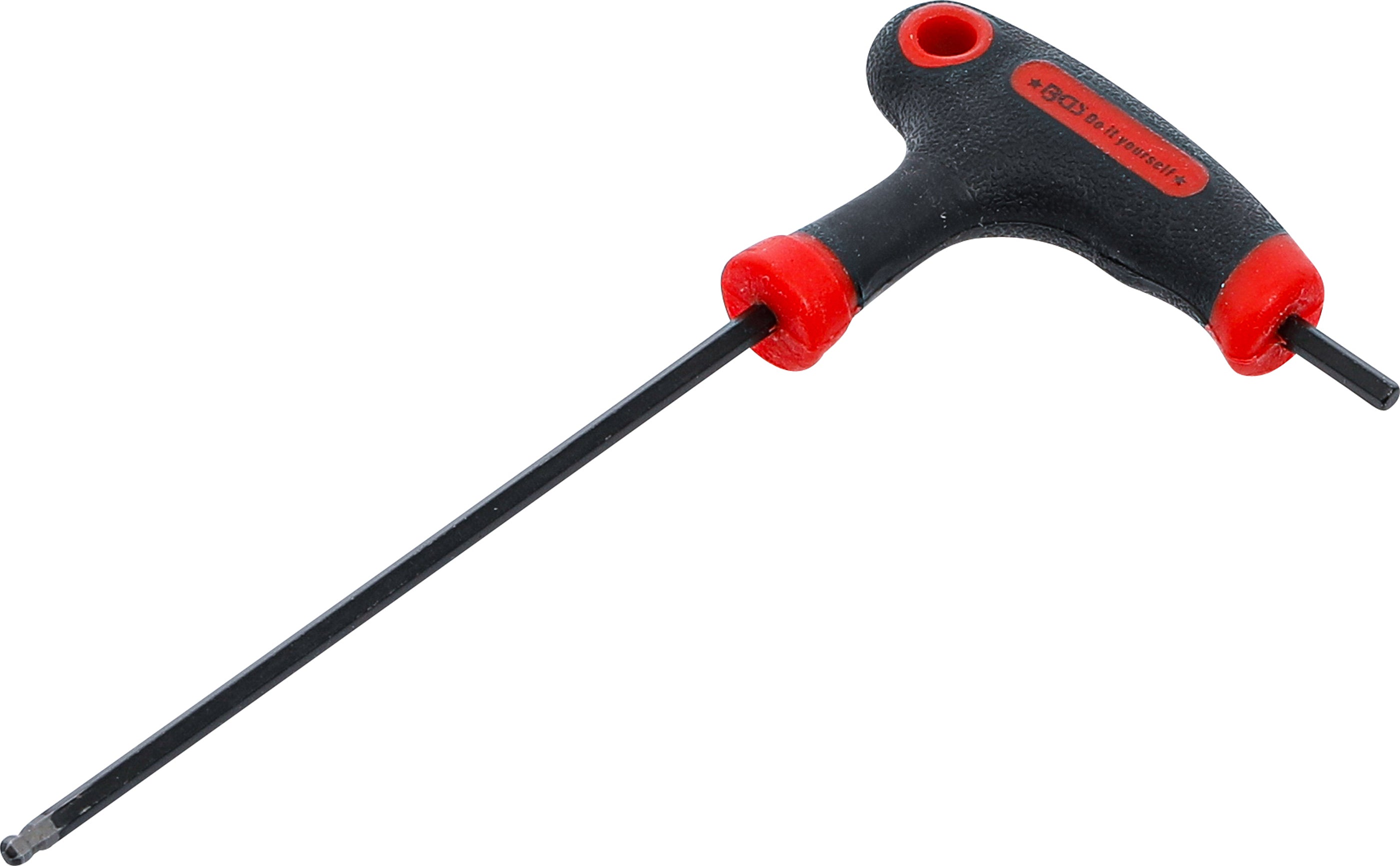 Skruvmejsel med T-handtag och klinga på sidan | Inre sexkant / Inre sexkant med kulhuvud 3 mm