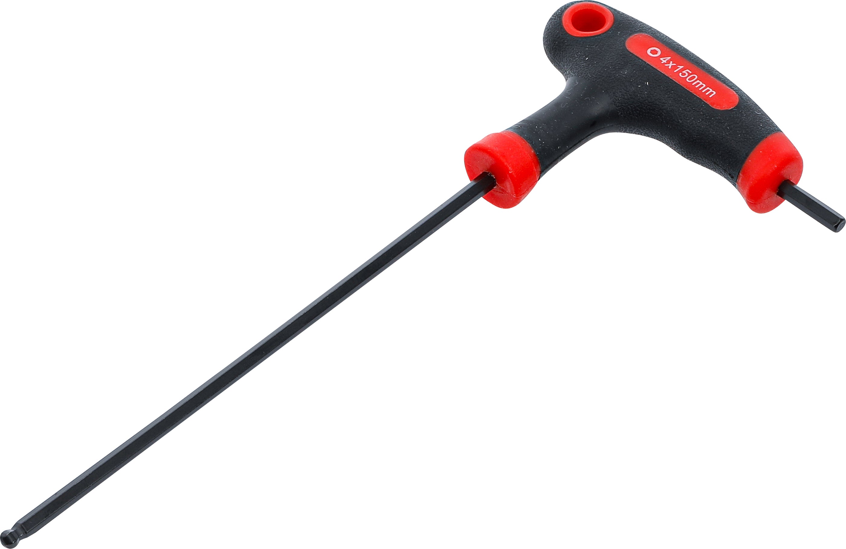 Skruvmejsel med T-handtag och klinga på sidan | Inre sexkant / Inre sexkant med kulhuvud 4 mm