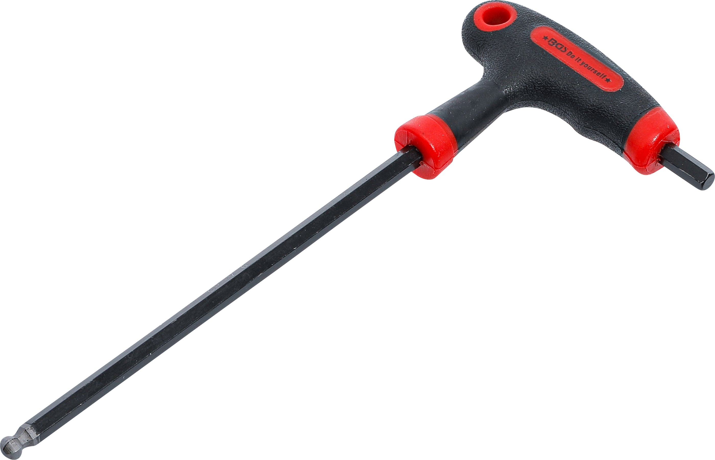 Skruvmejsel med T-handtag och klinga på sidan | Inre sexkant / Inre sexkant med kulhuvud 6 mm