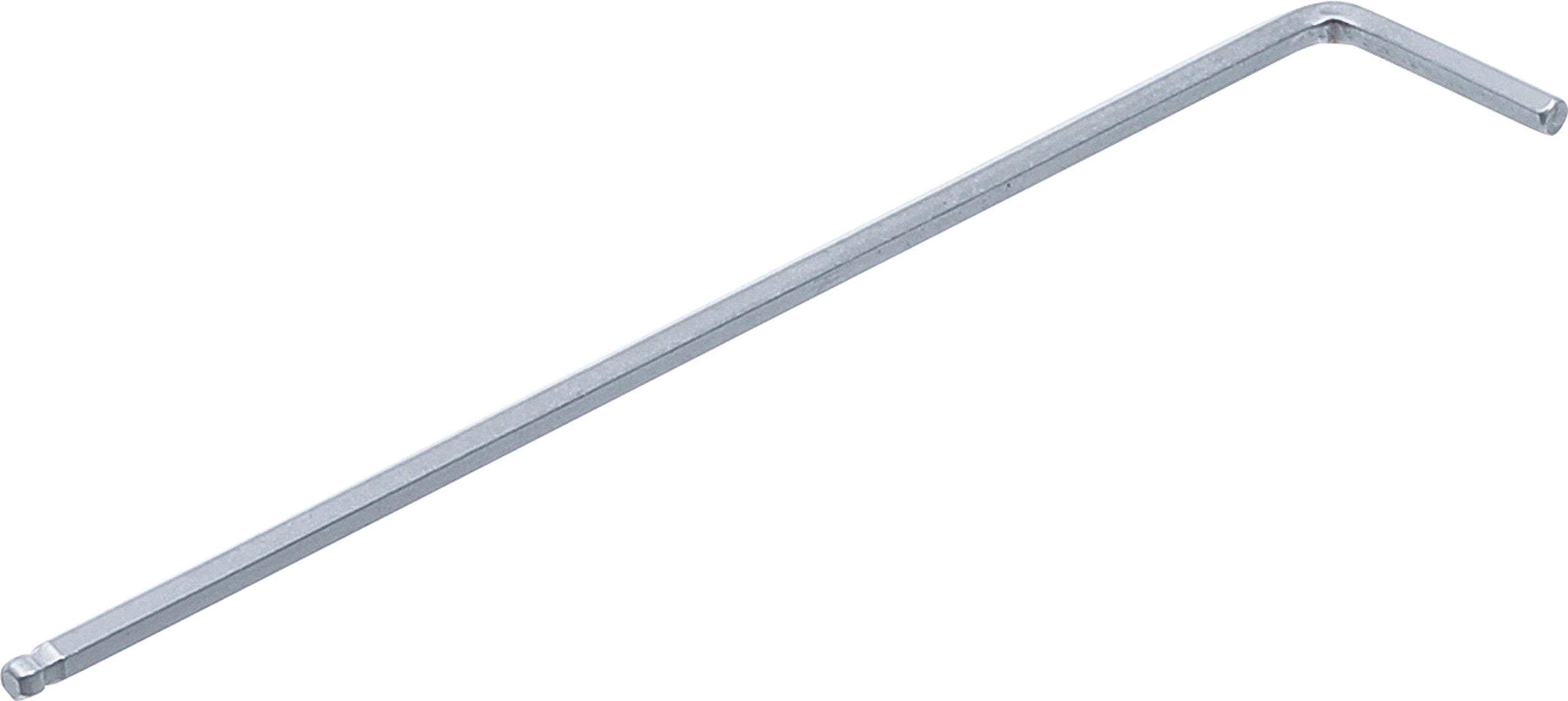 Vinkelnyckel | extra lång | Inre sexkant / Inre sexkant med kulhuvud 3 mm