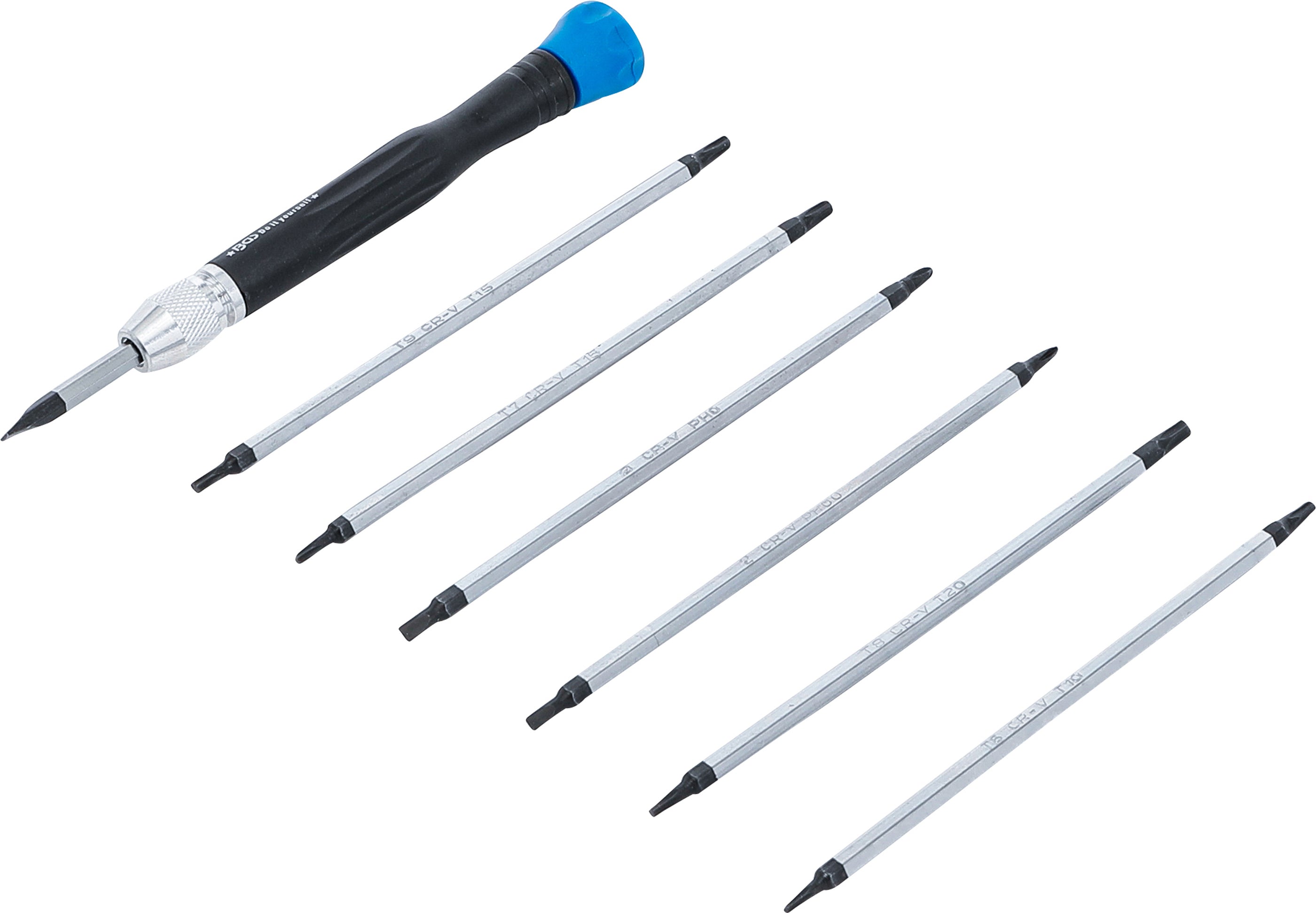 Skruvmejsel-sats | för Elektroniker | 8 delar