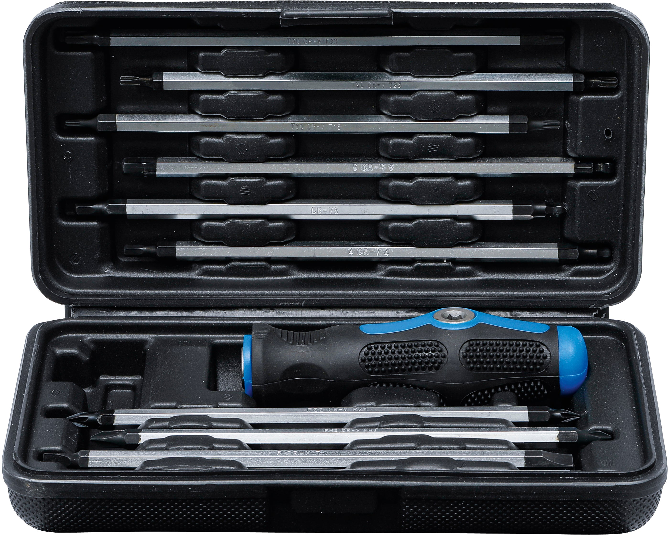 Skruetrækkersæt med udskiftelige klinger | 11 dele