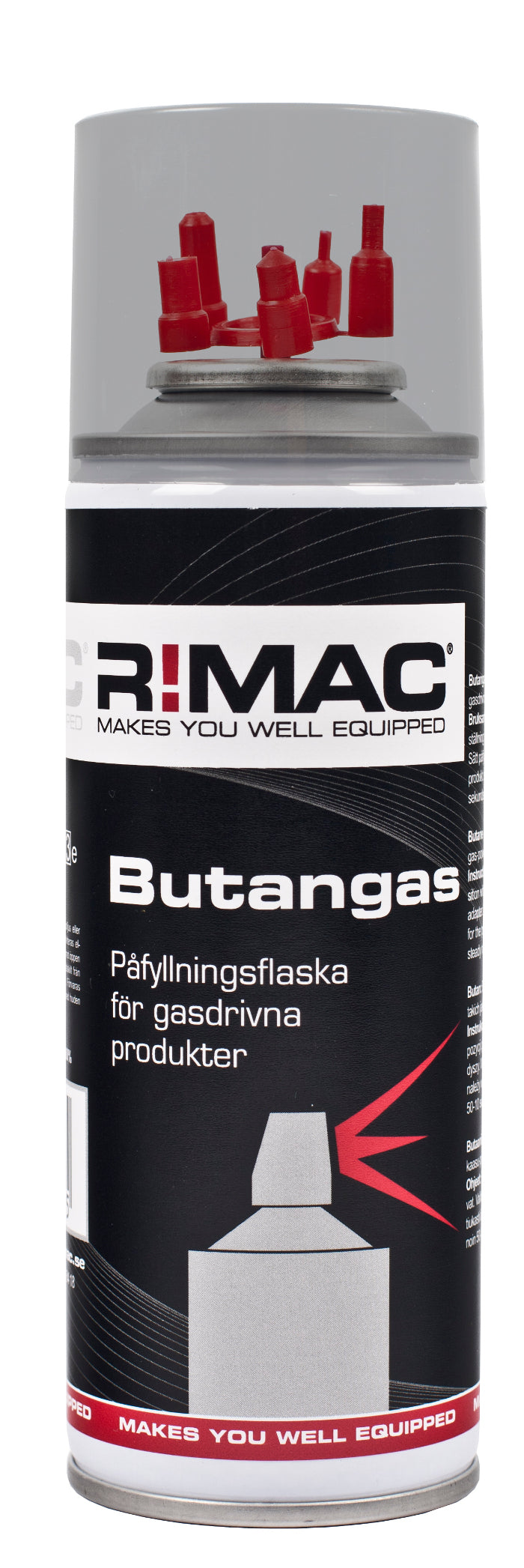 RIMAC butangaspåfyldningsflaske 200 ml