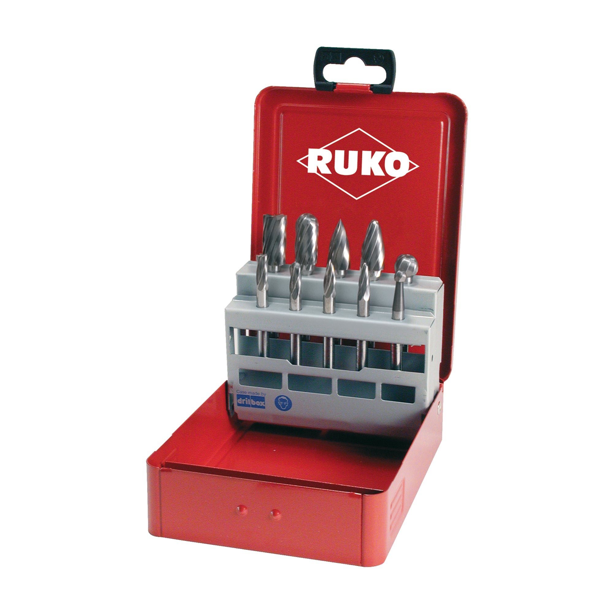 RUKO Roterande HM-filar Alu industrikassett