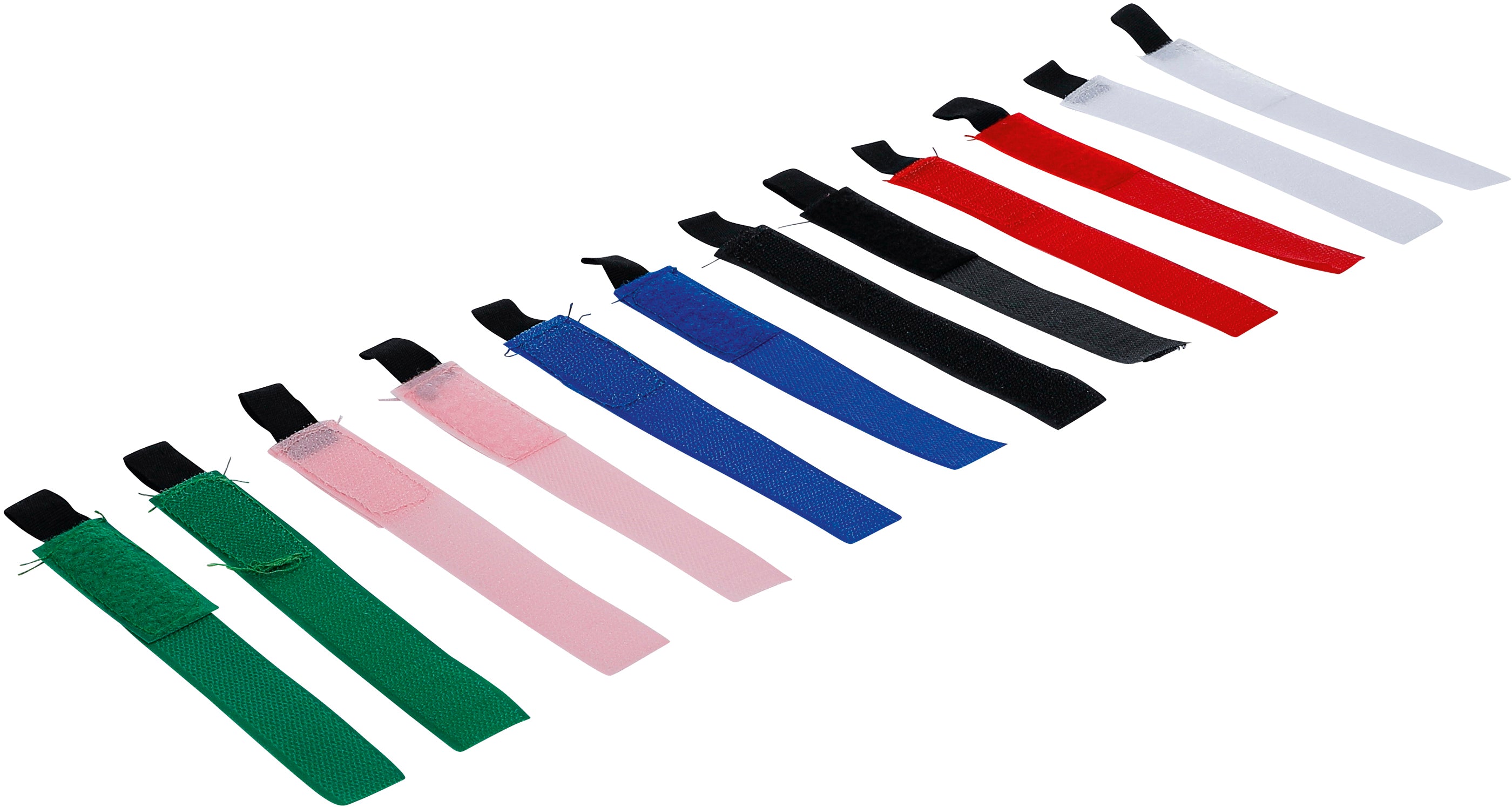 Velcro-sortiment | 20 x 190 mm | 12 stk.