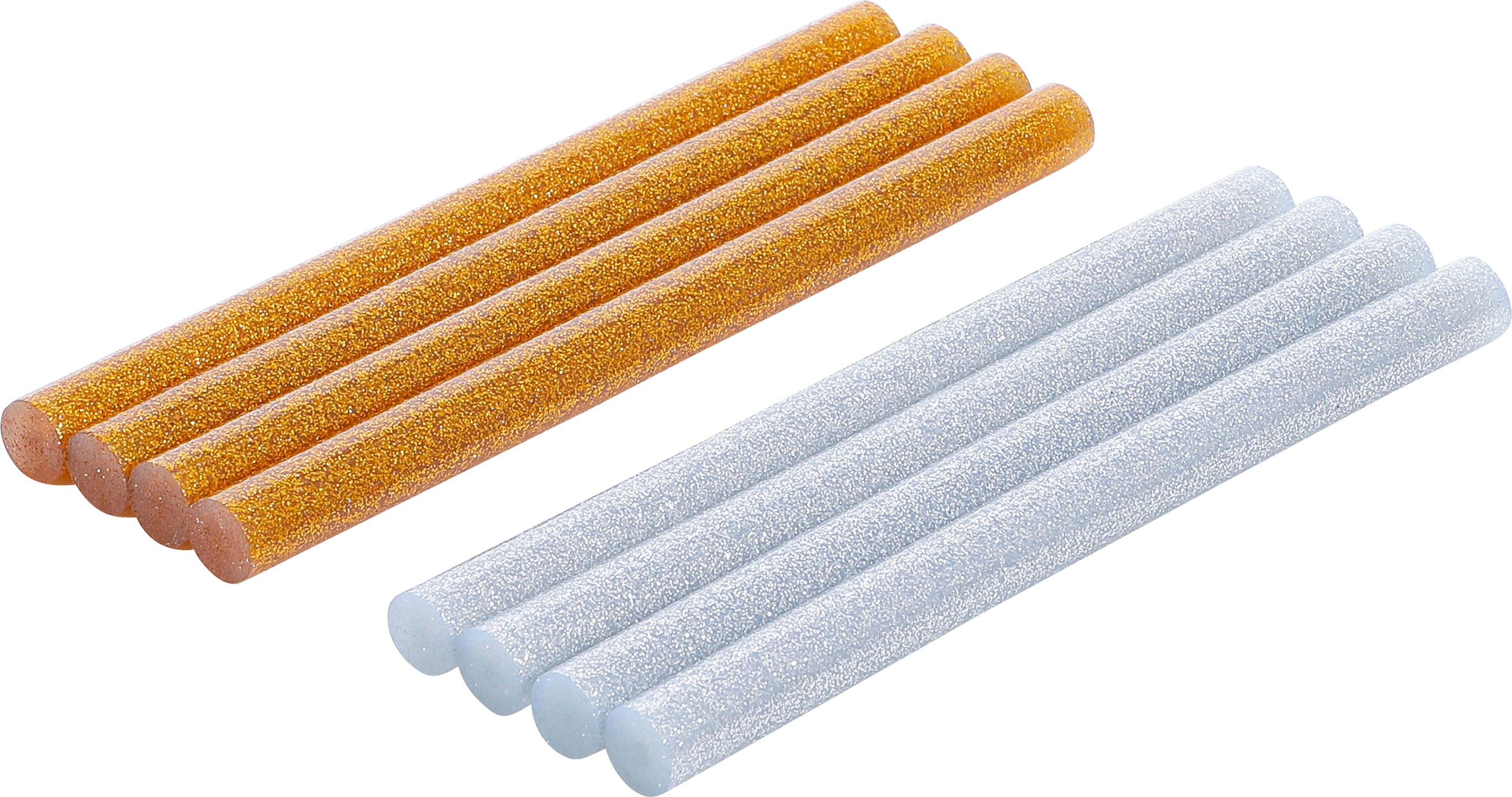 Smeltelimpatroner | Guld/sølv metallic | Ø 11 mm, 150 mm | 8 stk.