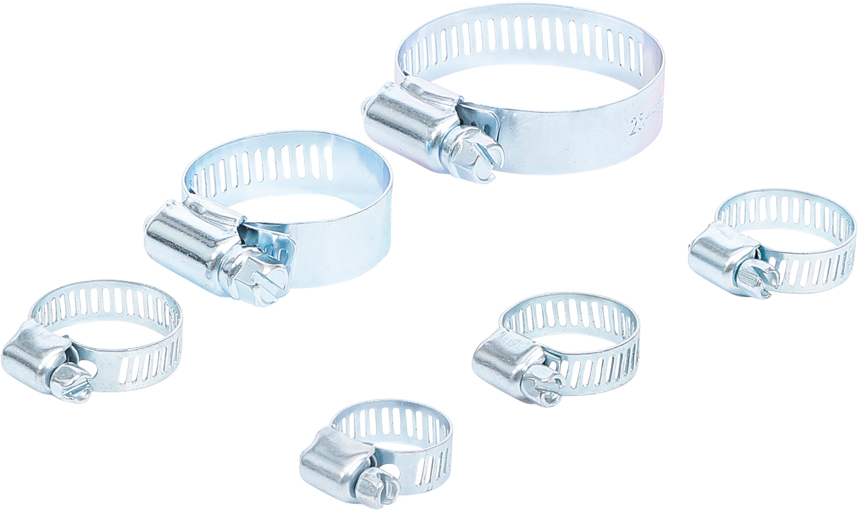 Slangklämmor-sortiment | Ø 4 - 45 mm | 6 delar