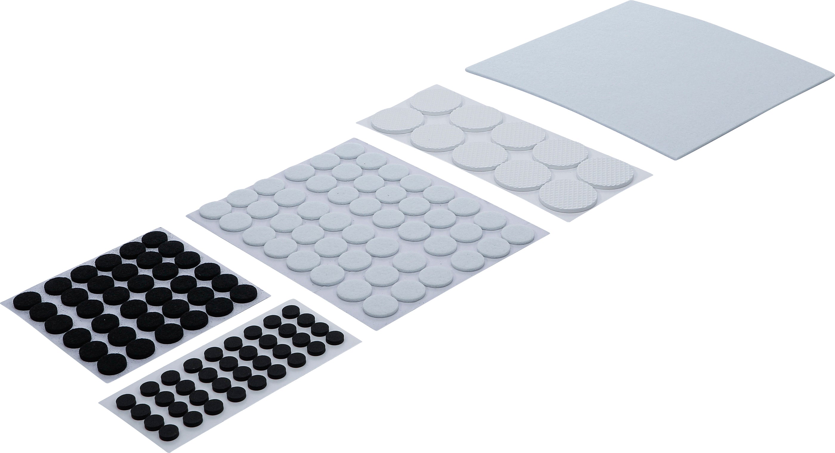 Filtdynor-sats | Självhäftande | 131 delar