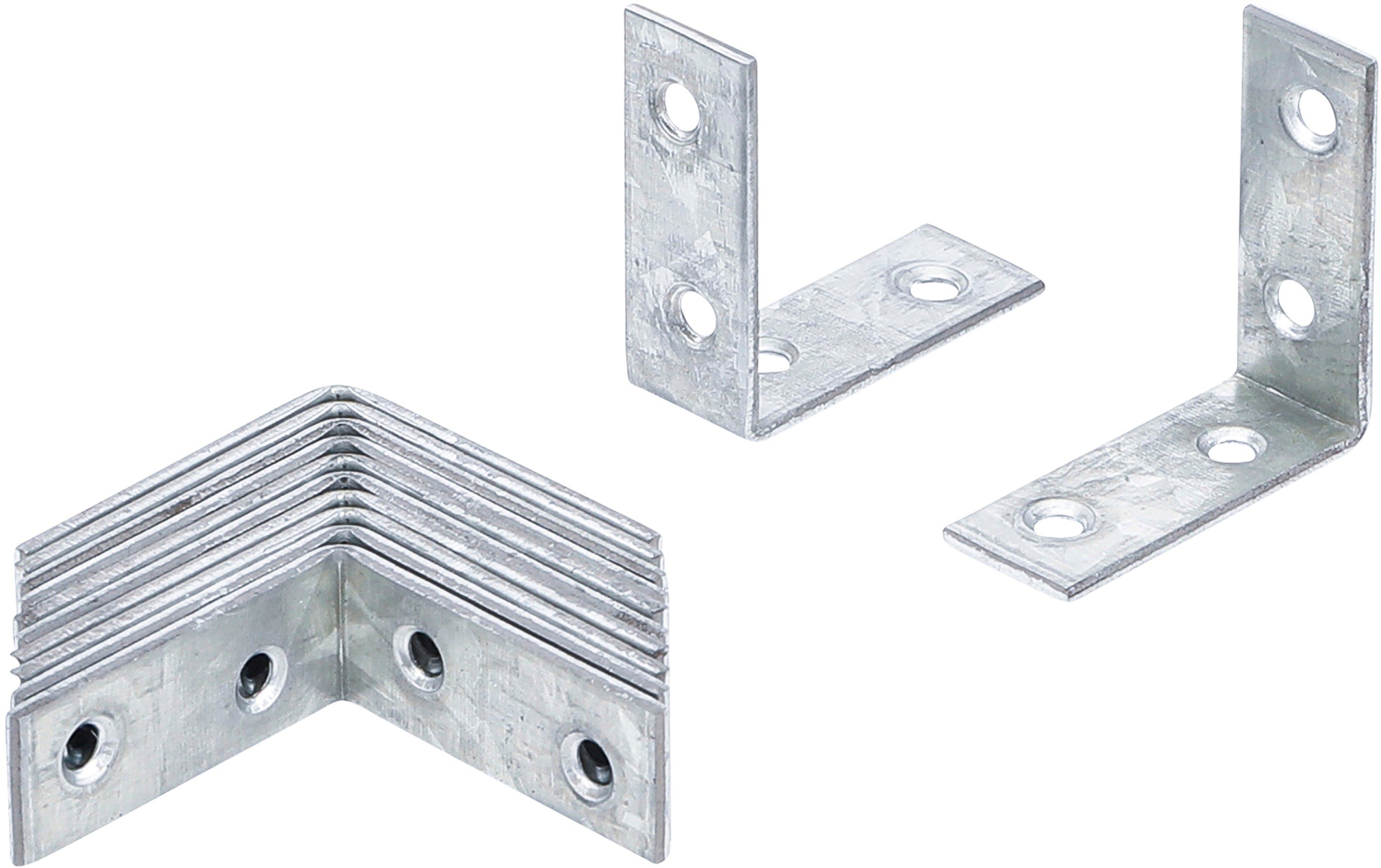 Vinkelbeslag | 40 x 40 x 15 mm | 12 dele