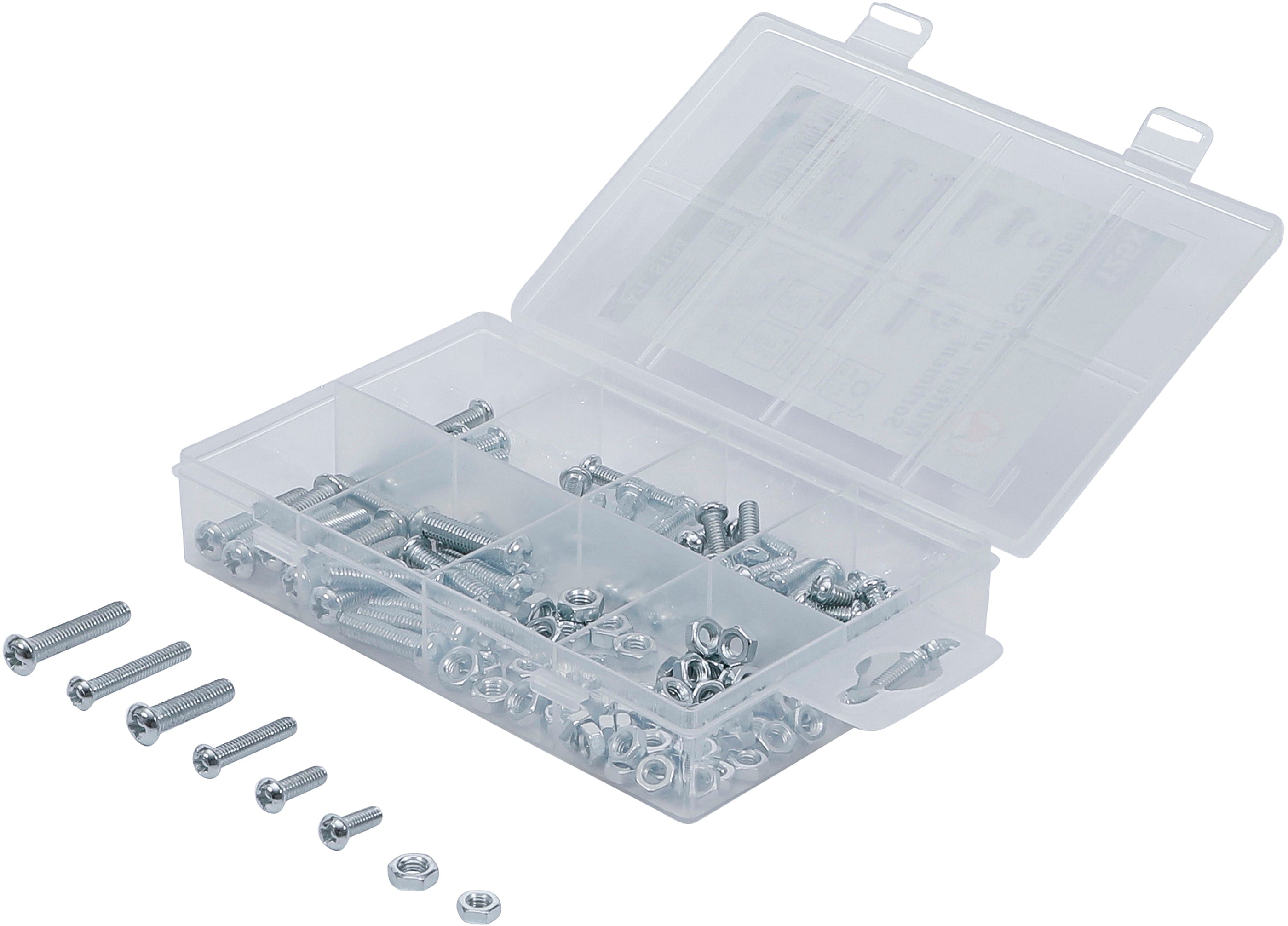 Møtrikker og skruer | Metrisk | M4 / M5 | 126 dele