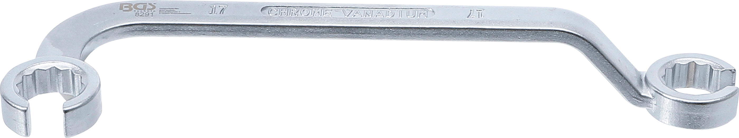 Dubbel-ringnyckel, öppen | för Diesel-insprutningsrör | 17 mm