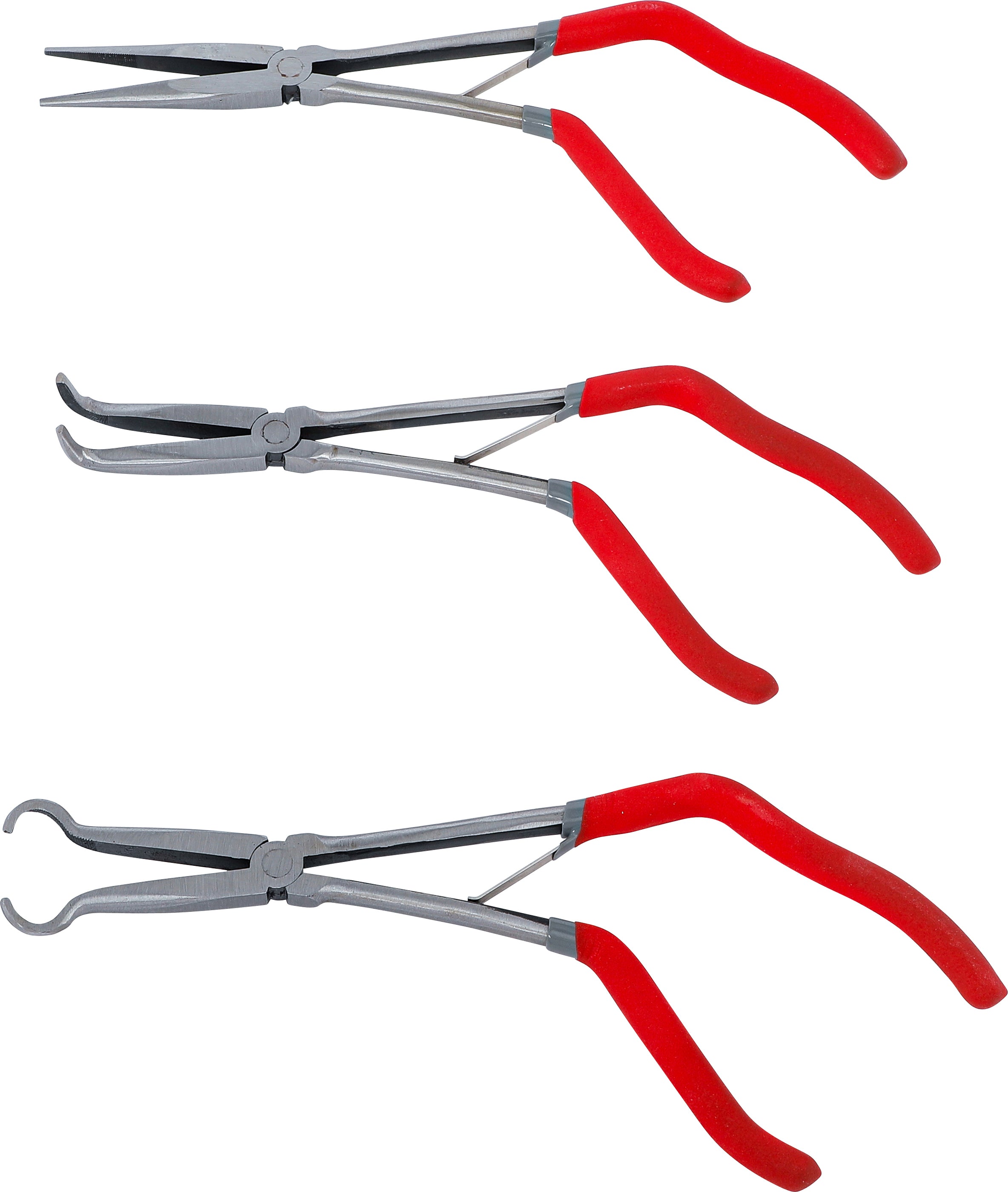 Telefon- og spidstangsæt | med pistolgreb | 275 mm | 3 dele