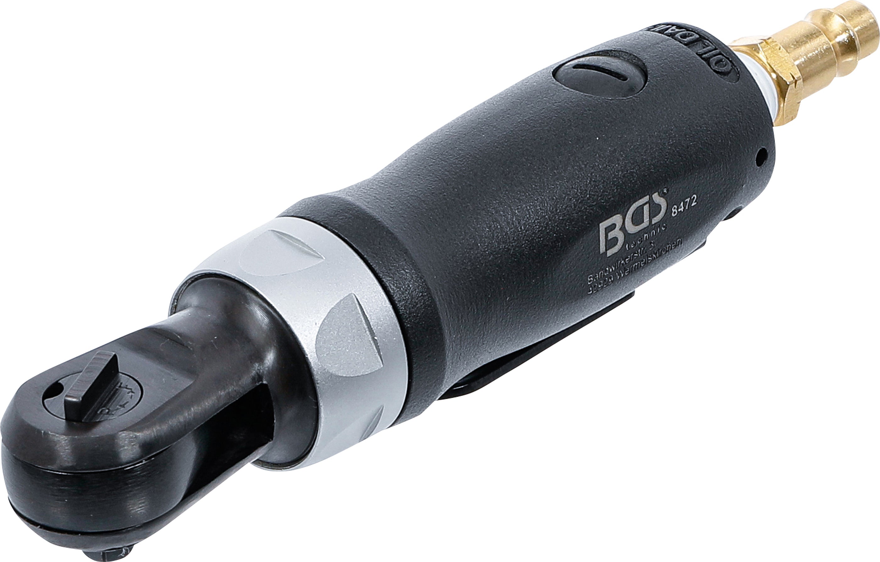 Trykluft-skraldeskruetrækker | 6,3 mm (1/4") | 54 Nm | ekstra kort